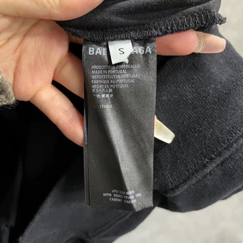 Balenciaga Balenciaga Black Artistic Design Hoodie Size US S / EU 44-46 / 1 - 4 Thumbnail