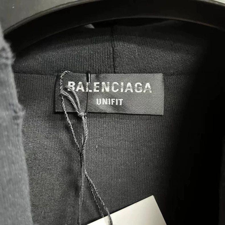 Balenciaga Balenciaga Black Artistic Design Hoodie Size US S / EU 44-46 / 1 - 3 Thumbnail