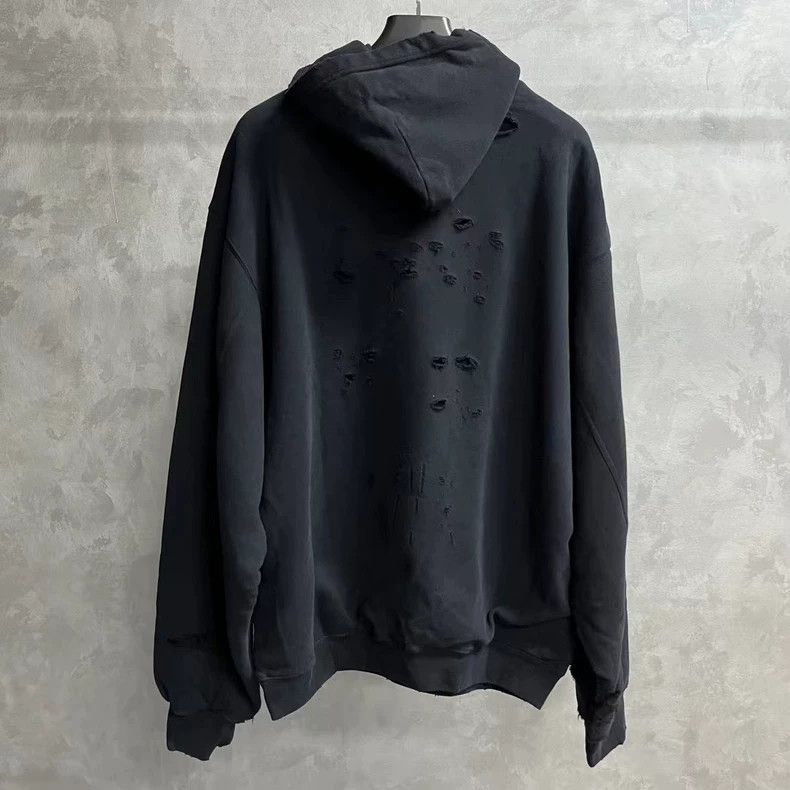 Balenciaga Balenciaga Black Artistic Design Hoodie Size US S / EU 44-46 / 1 - 2 Thumbnail