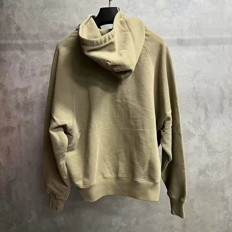 AMI Khaki Logo Hooded Sweatshirt with Heart Design Size US XL / EU 56 / 4 - 2 Thumbnail