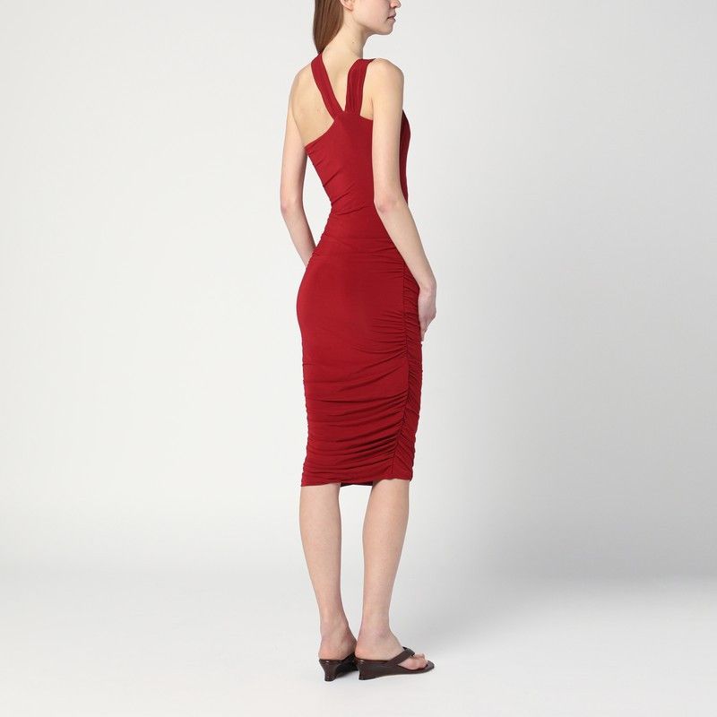 Isabel Marant Isabel Marant One-Shoulder Ethel Dress In Light Burgundy Size XS / US 0-2 / IT 36-38 - 2 Thumbnail