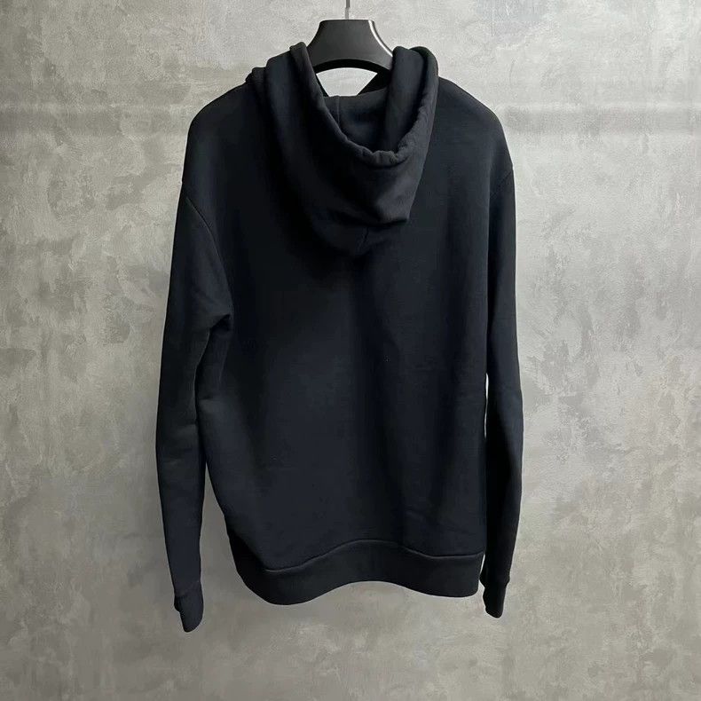 Louis Vuitton Louis Vuitton Black Logo Print Hooded Sweatshirt Size US XL / EU 56 / 4 - 2 Thumbnail