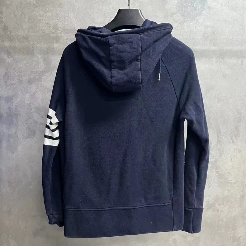 Thom Browne Classic Zip Hoodie with Stripes and Hood Size US S / EU 44-46 / 1 - 2 Thumbnail