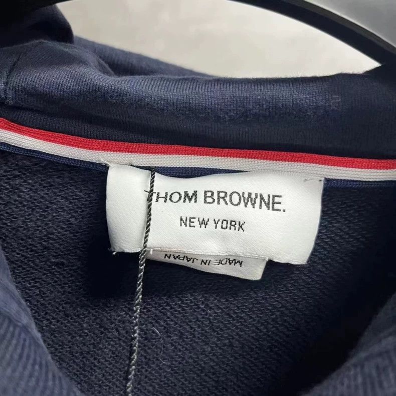 Thom Browne Classic Zip Hoodie with Stripes and Hood Size US S / EU 44-46 / 1 - 3 Thumbnail