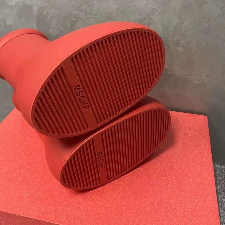 Balenciaga Latest Style Red Boot from Mschf Size US 7 / EU 40 - 3 Thumbnail