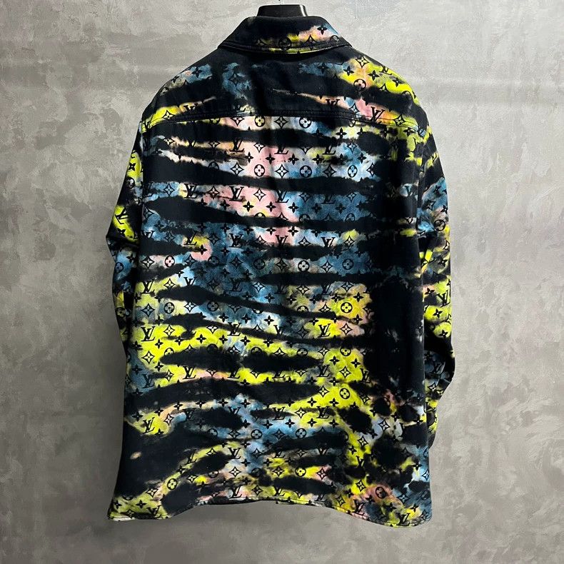 Louis Vuitton Louis Vuitton Black Multicolor Long Sleeve Shirt Size US S / EU 44-46 / 1 - 5 Thumbnail