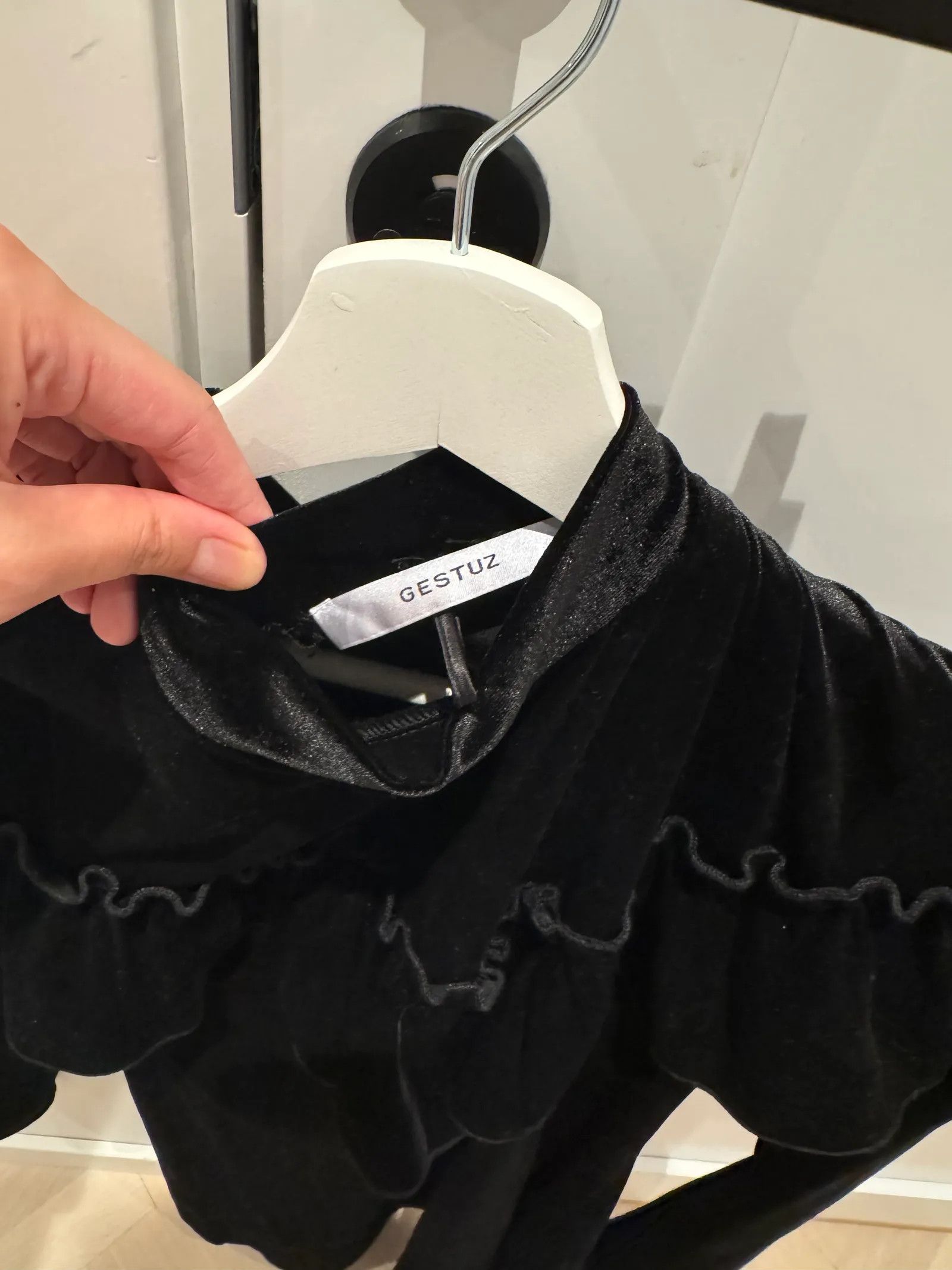 Gestuz Gestuz Black dress flounce dress Gestuz Dress Size M / US 6-8 / IT 42-44 - 3 Thumbnail