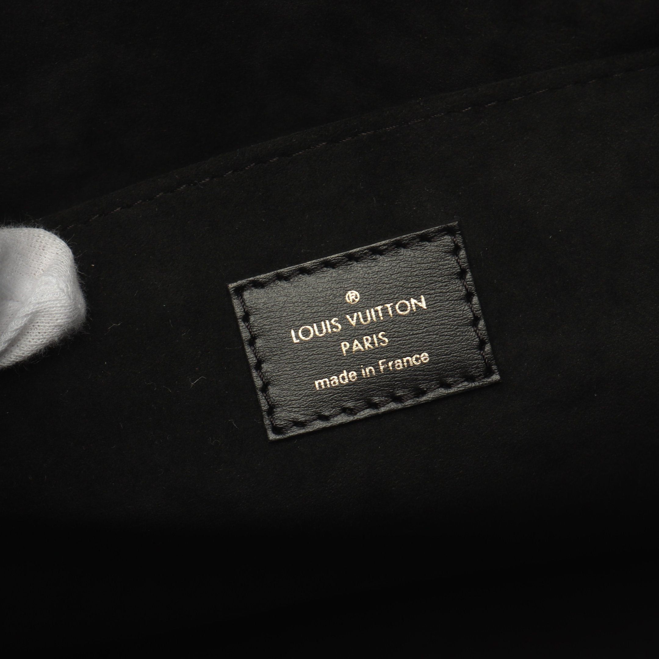 Louis Vuitton Louis Vuitton On-The-Go Gm Since 1854 Monogram Jacquard Shoulder Bag Tote Canvas Leather Gray Black Size ONE SIZE - 4 Thumbnail