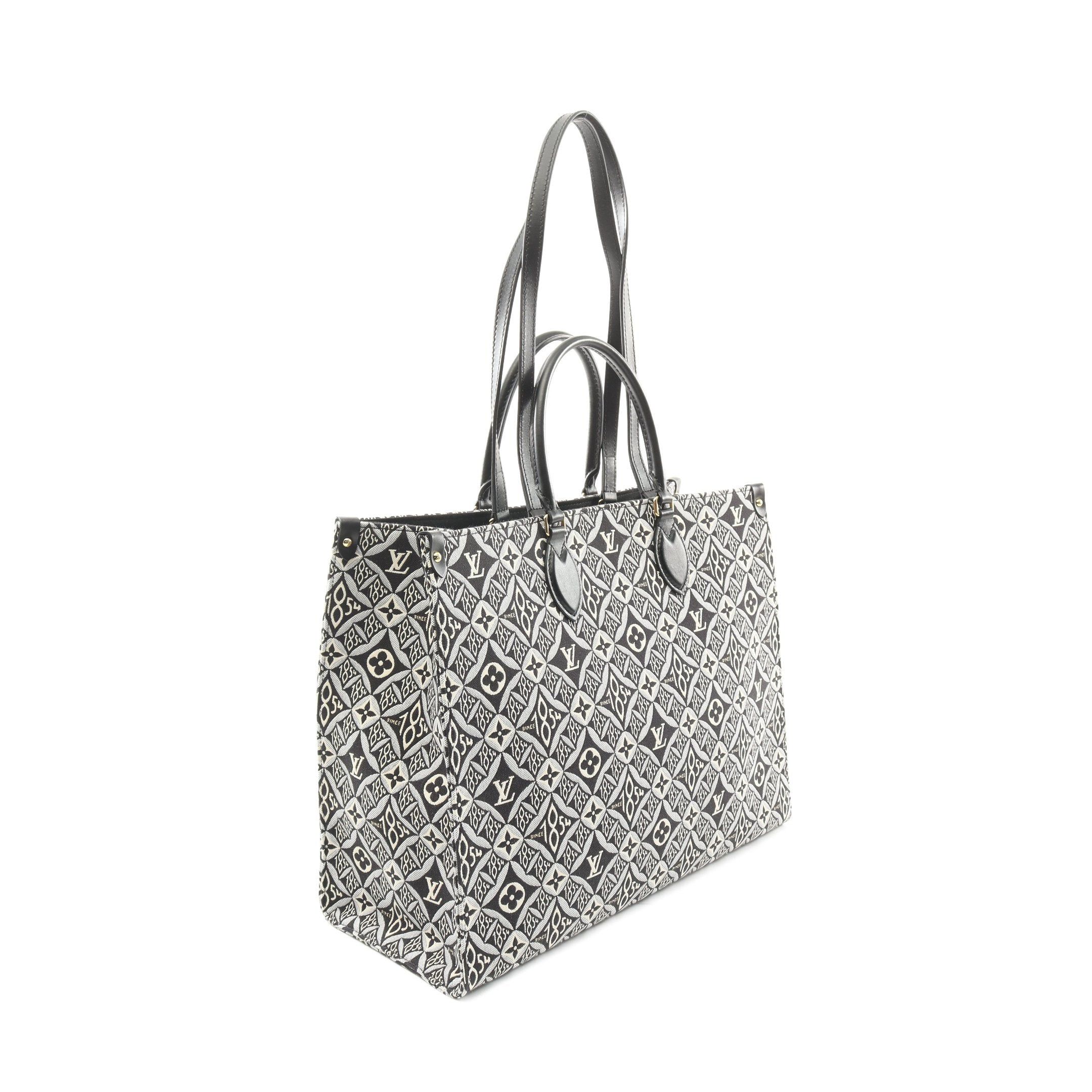 Louis Vuitton On-The-Go Gm Since 1854 Monogram Jacquard Shoulder