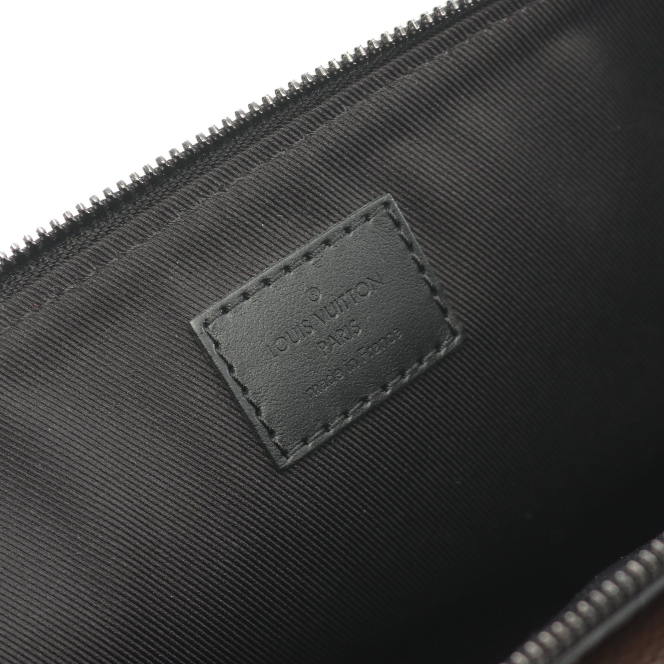 Louis Vuitton Louis Vuitton Christopher Bum Bag Monogram Macassar Body Waist Leather Brown Black Size ONE SIZE - 4 Thumbnail