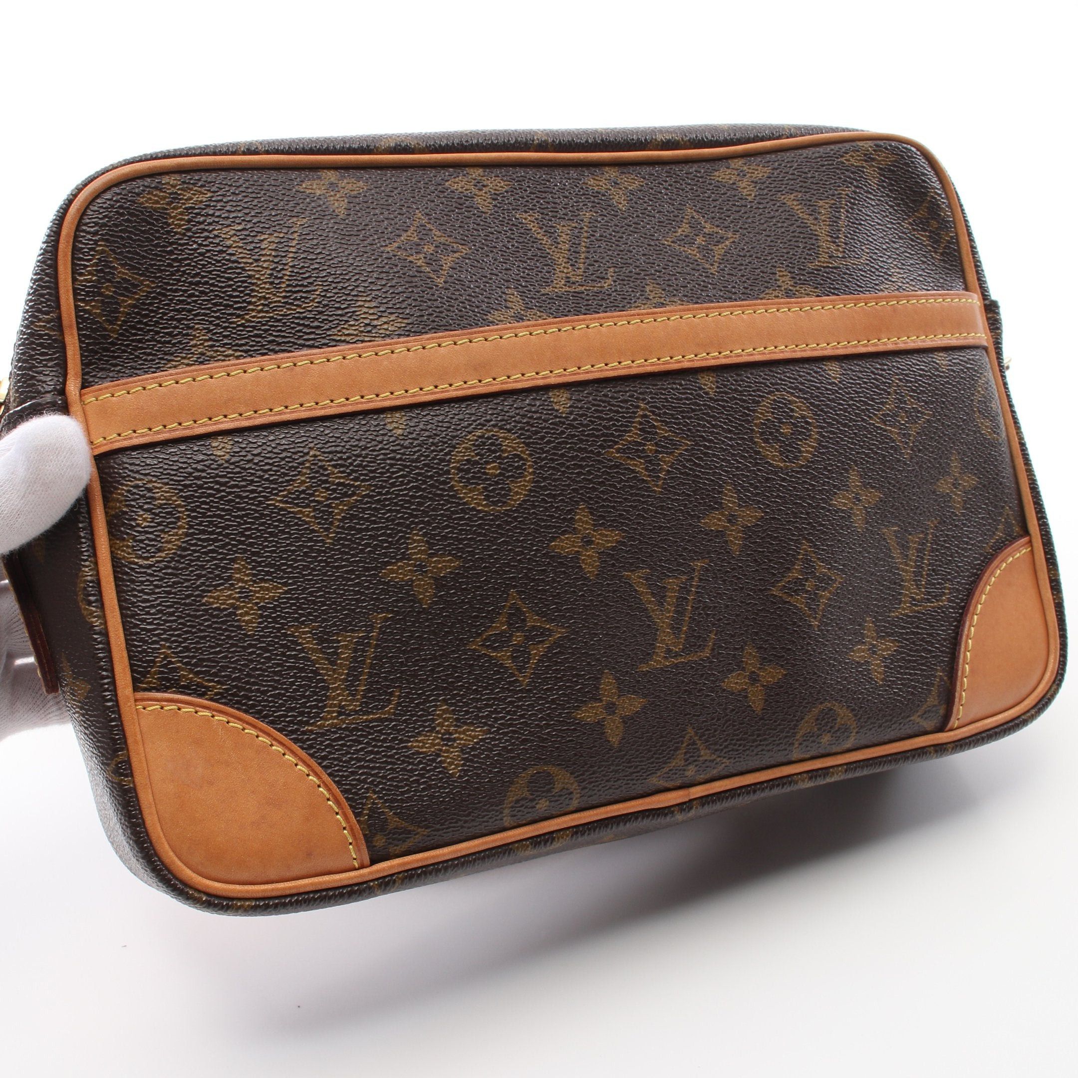 Louis Vuitton Louis Vuitton Trocadero 27 Monogram Shoulder Bag Leather Brown Size ONE SIZE - 11 Thumbnail
