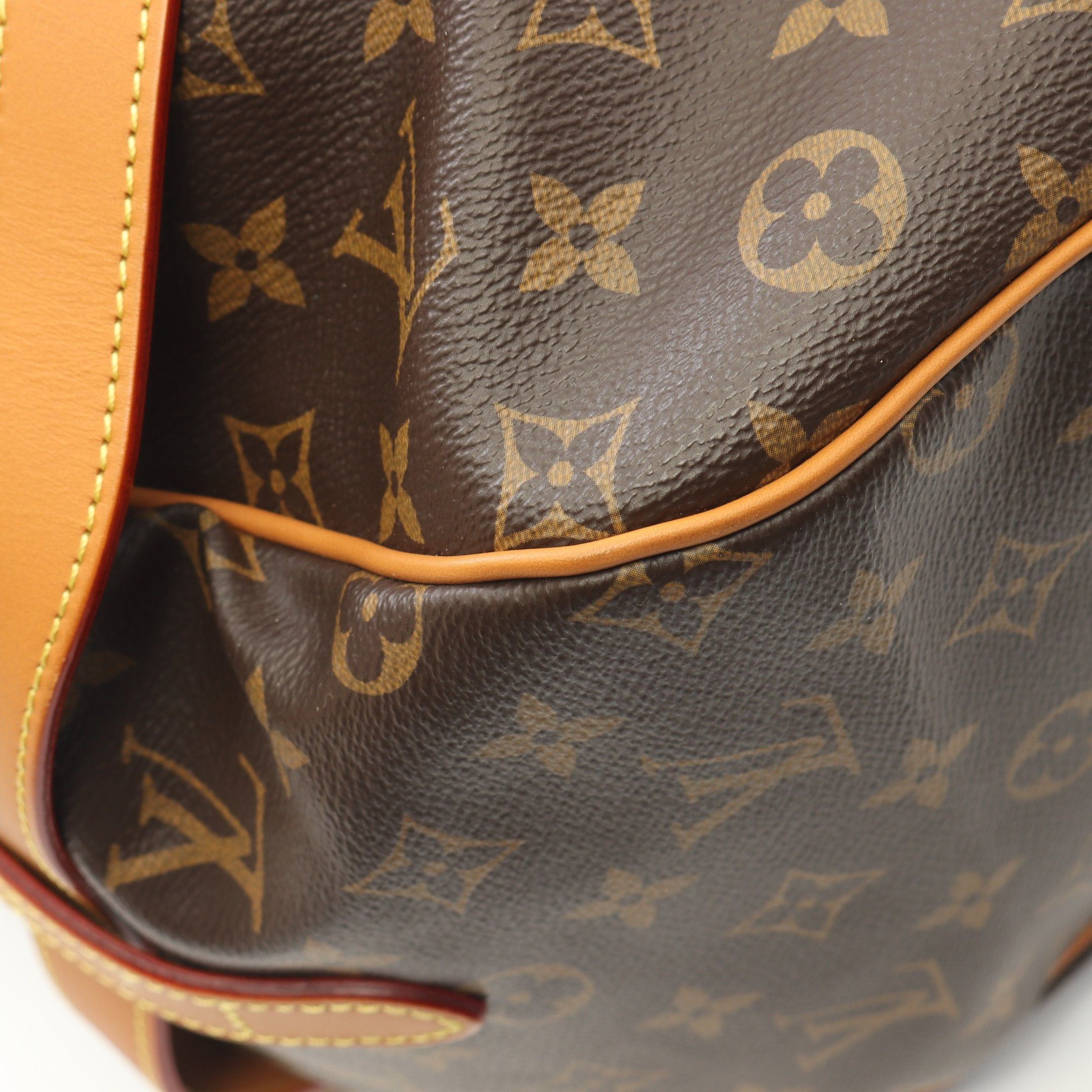 Louis Vuitton Louis Vuitton Soft Hat Trunk Monogram Boston Bag Leather Brown Size ONE SIZE - 8 Thumbnail
