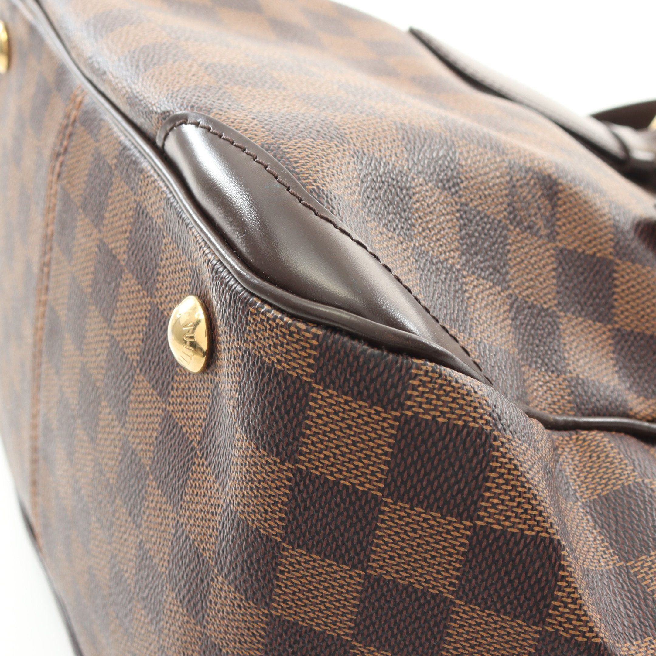 Louis Vuitton Louis Vuitton Verona Mm Damier Ebene Shoulder Bag Leather Brown Size ONE SIZE - 6 Thumbnail