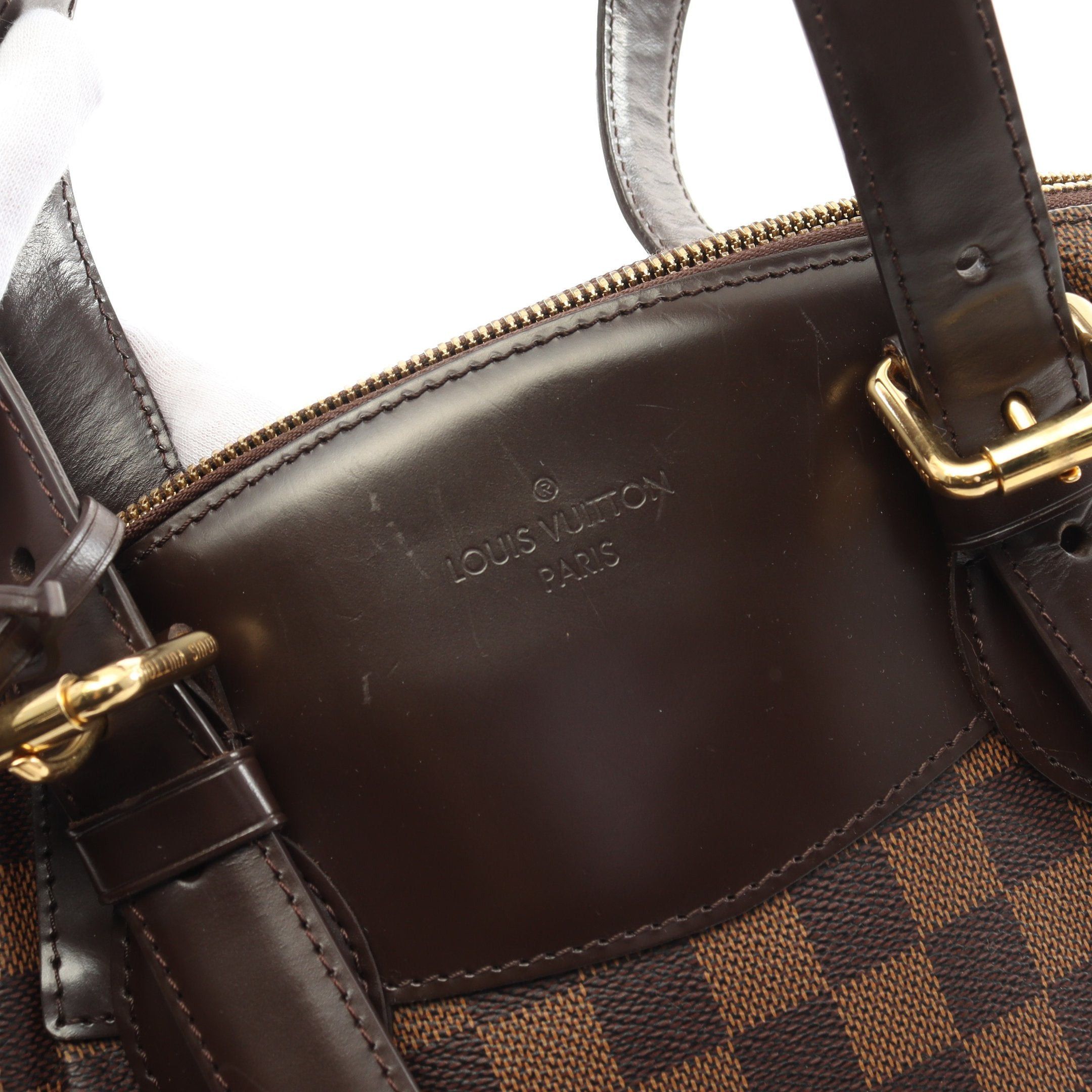 Louis Vuitton Louis Vuitton Verona Mm Damier Ebene Shoulder Bag Leather Brown Size ONE SIZE - 10 Thumbnail
