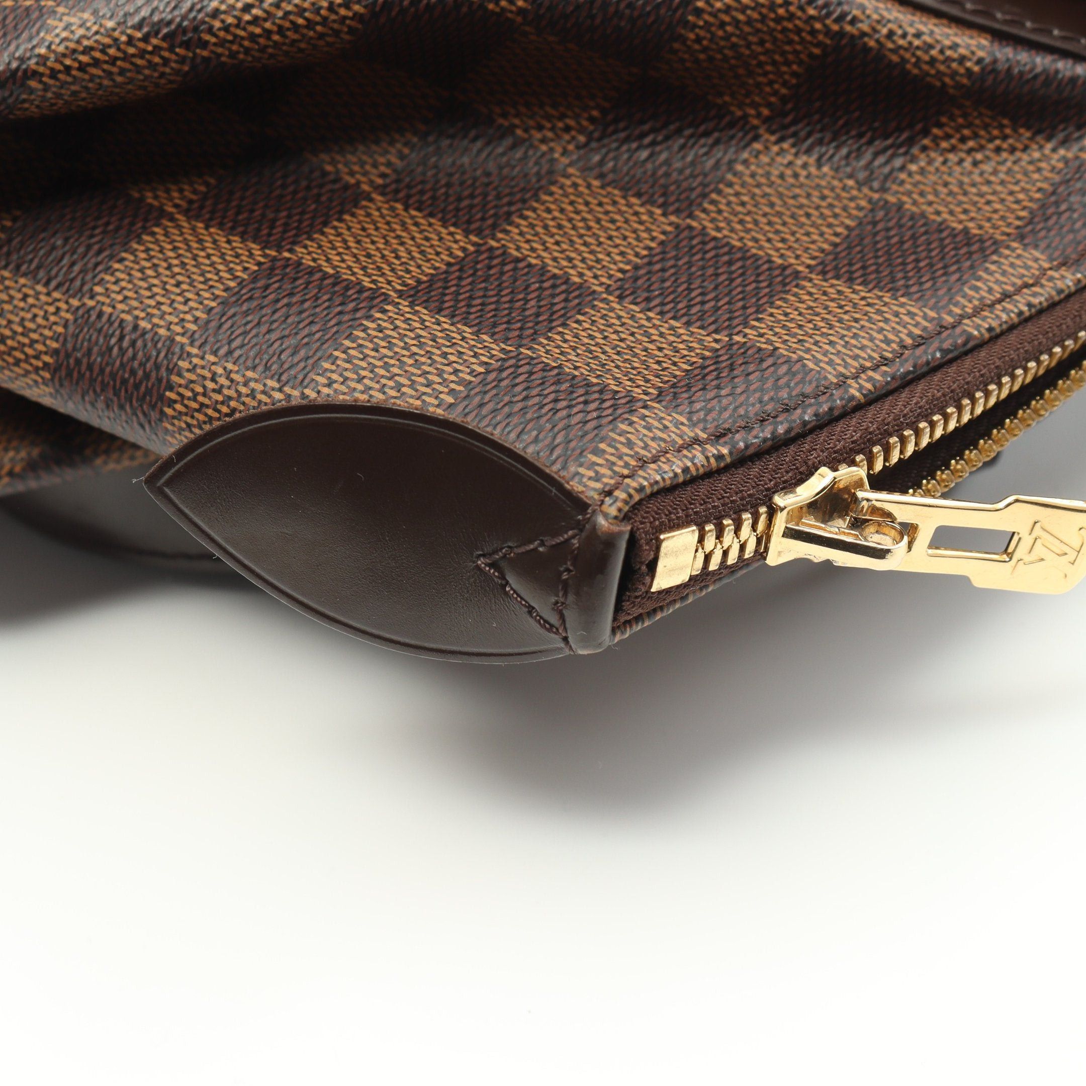 Louis Vuitton Louis Vuitton Verona Mm Damier Ebene Shoulder Bag Leather Brown Size ONE SIZE - 7 Thumbnail