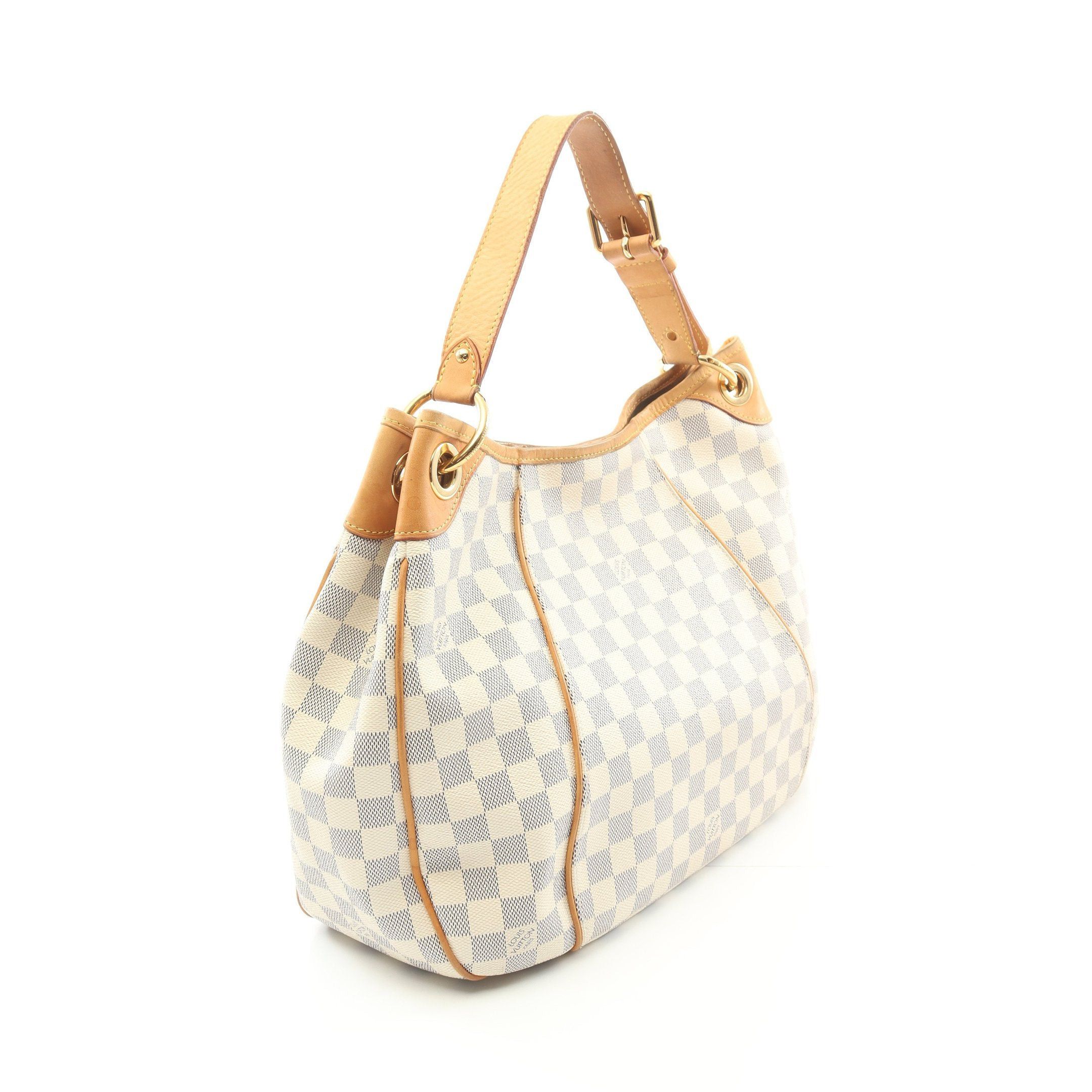 Louis Vuitton Louis Vuitton Galliera Pm Damier Azur One Shoulder Bag Leather White Size ONE SIZE - 2 Thumbnail