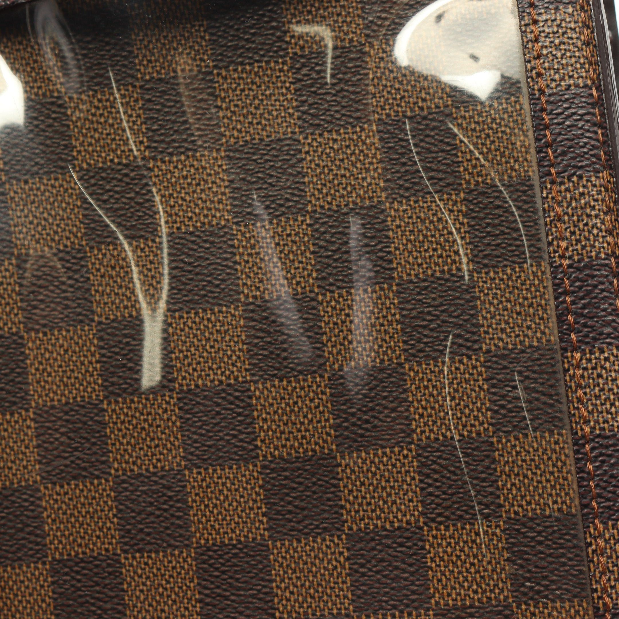 Louis Vuitton Louis Vuitton Portobello Damier Ebene Shoulder Bag Leather Brown Size ONE SIZE - 11 Thumbnail