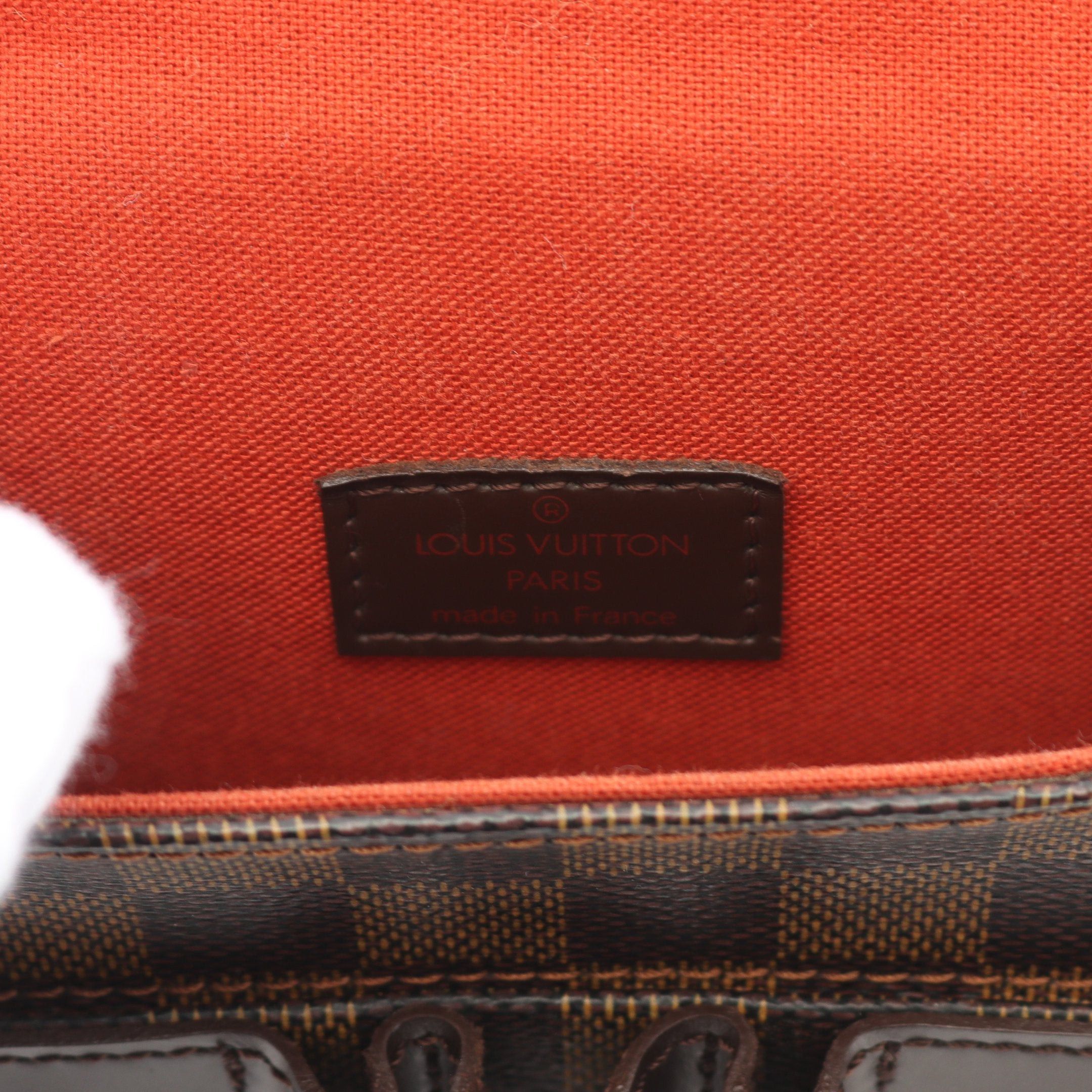 Louis Vuitton Louis Vuitton Portobello Damier Ebene Shoulder Bag Leather Brown Size ONE SIZE - 4 Thumbnail