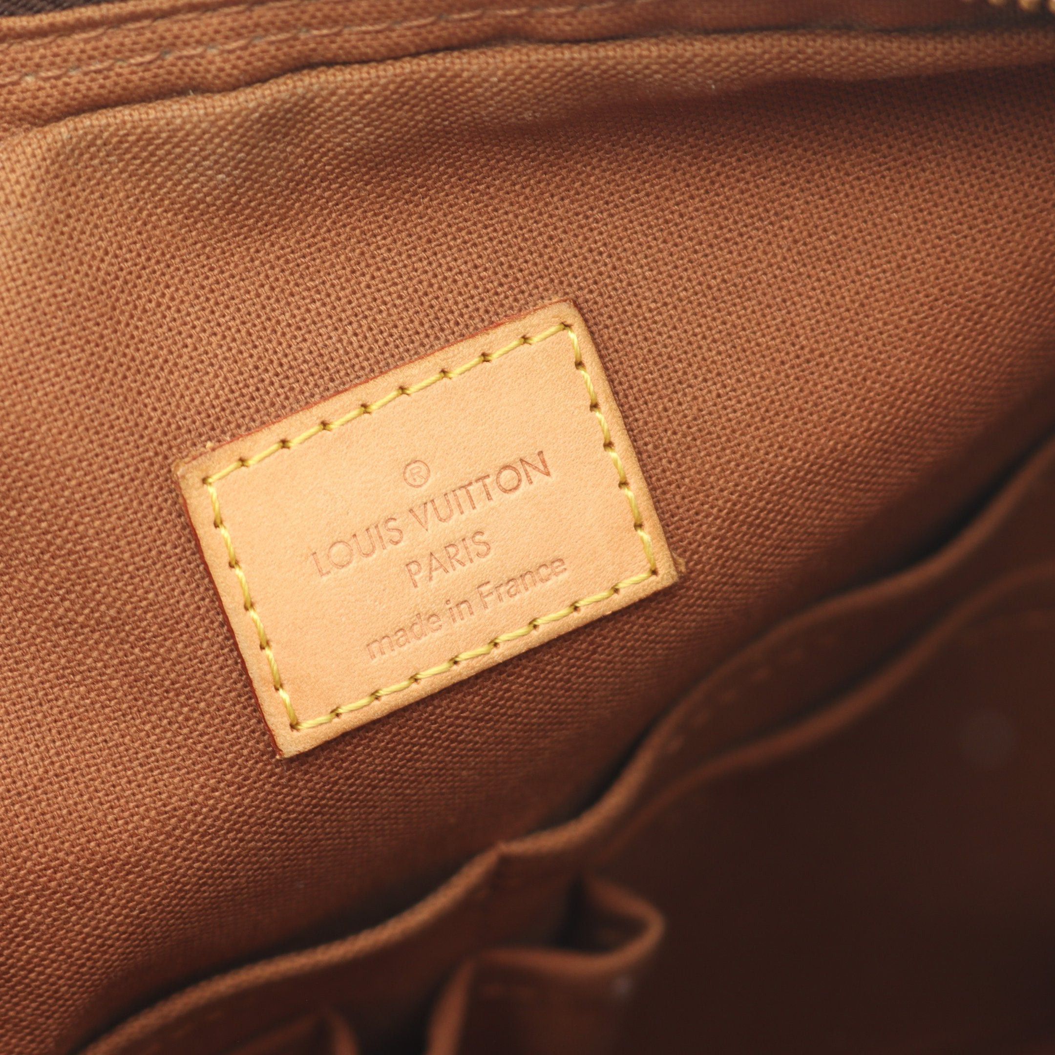 Louis Vuitton Louis Vuitton Trotteur Bobourg Monogram Shoulder Bag Leather Brown Size ONE SIZE - 4 Thumbnail