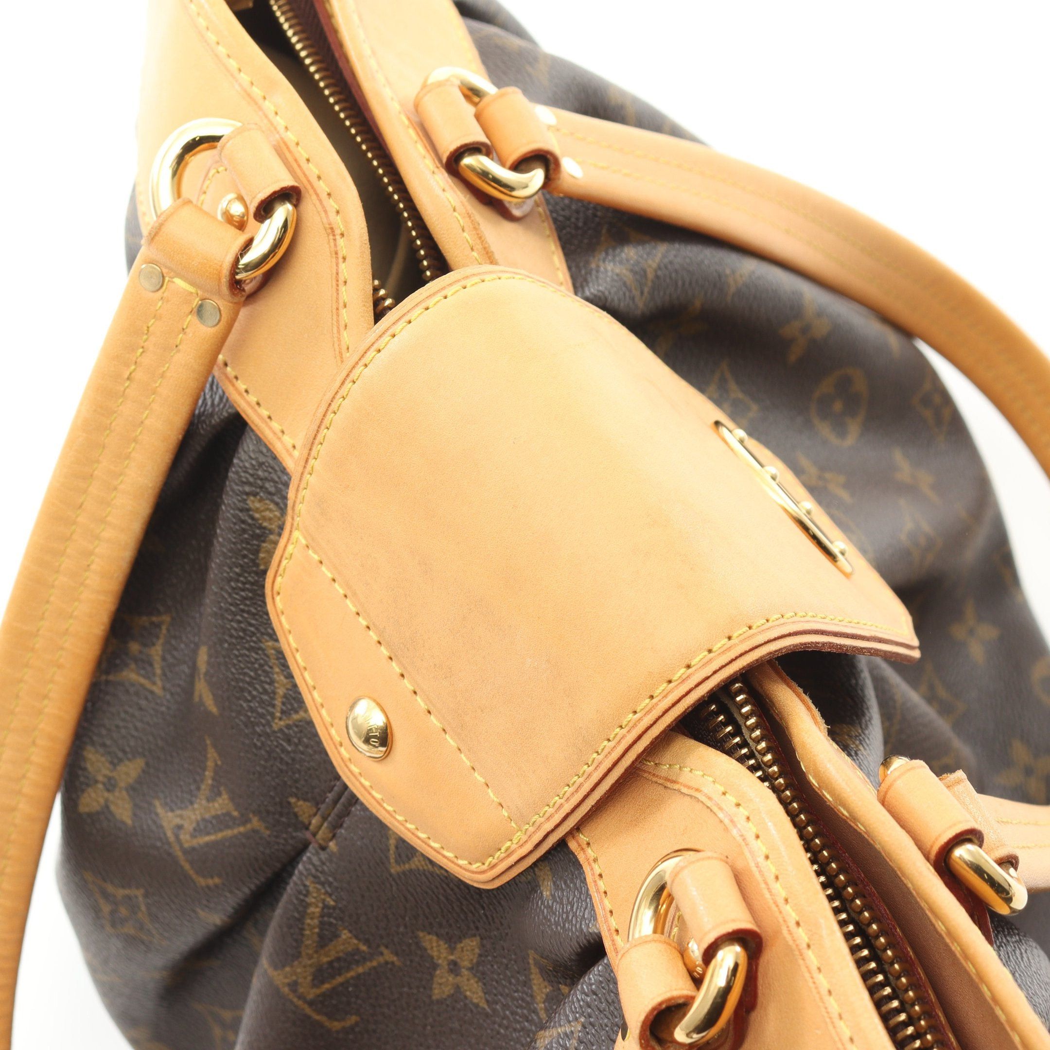 Louis Vuitton Louis Vuitton Boesi Mm Monogram Shoulder Bag Leather Brown Size ONE SIZE - 10 Thumbnail