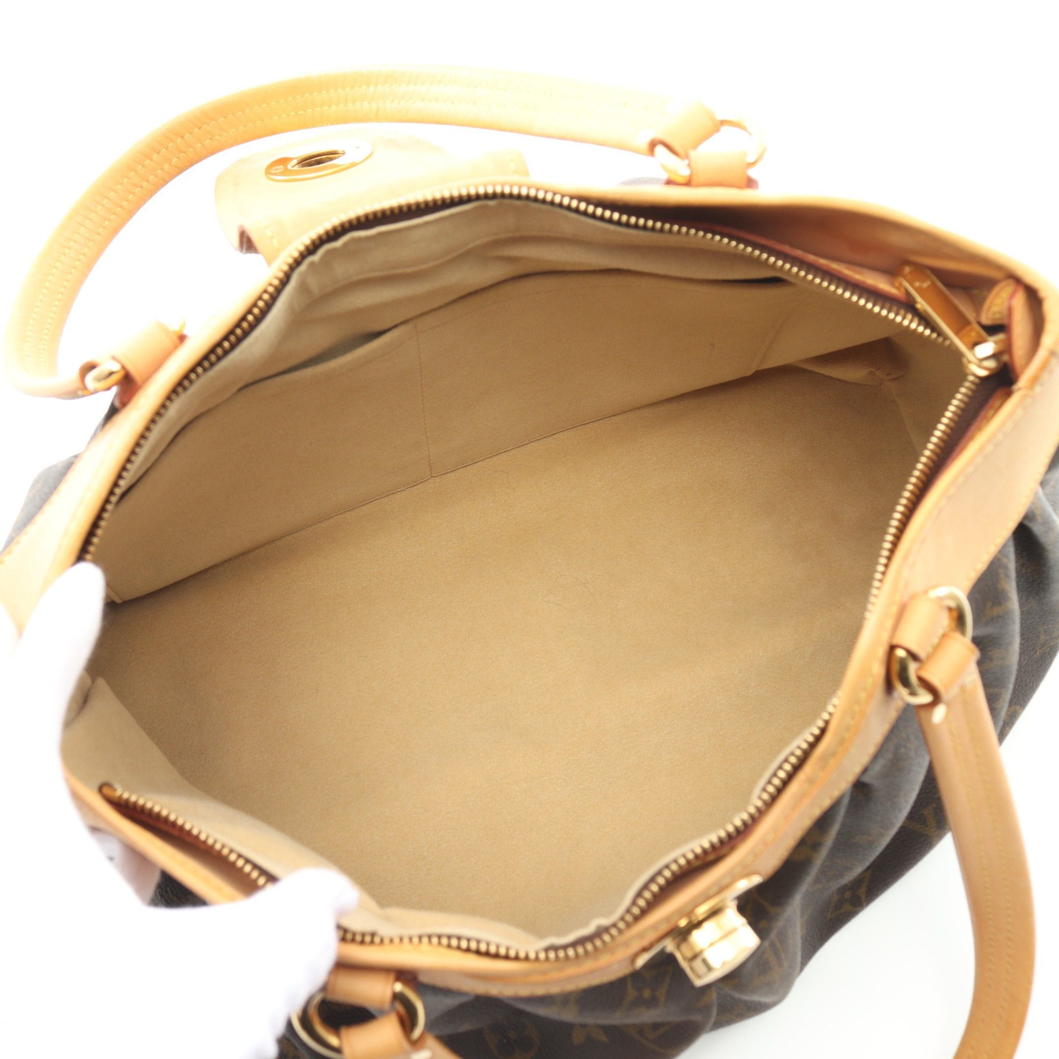Louis Vuitton Louis Vuitton Boesi Mm Monogram Shoulder Bag Leather Brown Size ONE SIZE - 3 Thumbnail