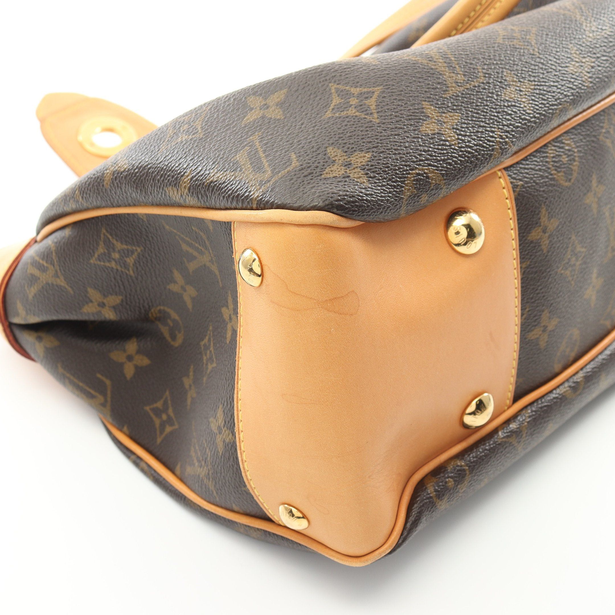 Louis Vuitton Louis Vuitton Boesi Mm Monogram Shoulder Bag Leather Brown Size ONE SIZE - 7 Thumbnail