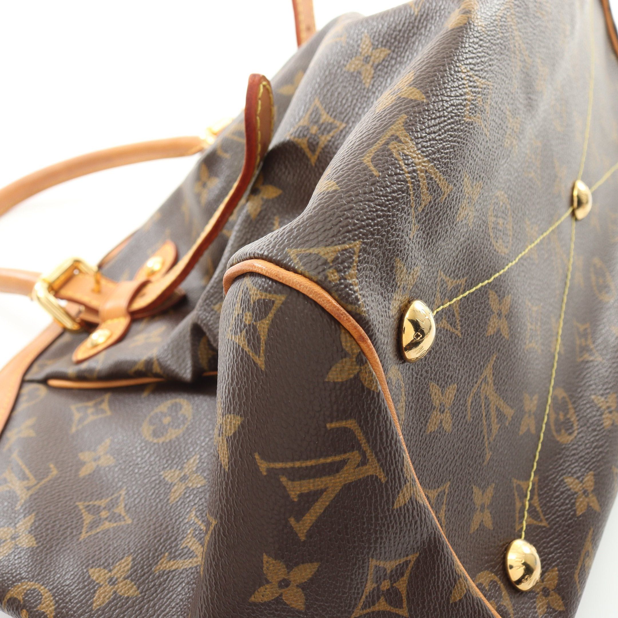 Louis Vuitton Louis Vuitton Tivoli Gm Monogram Handbag Leather Brown Size ONE SIZE - 8 Thumbnail