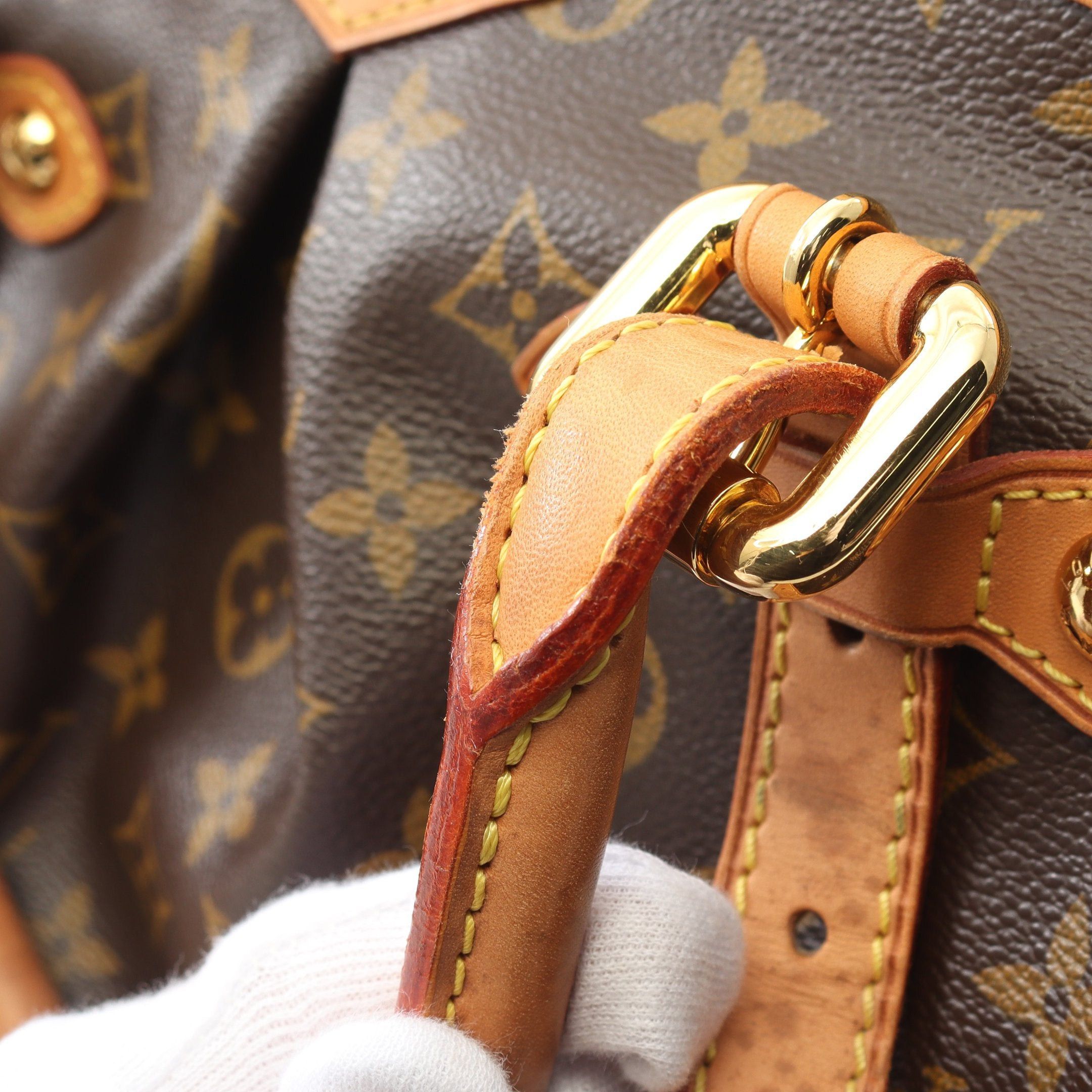 Louis Vuitton Louis Vuitton Tivoli Gm Monogram Handbag Leather Brown Size ONE SIZE - 10 Thumbnail
