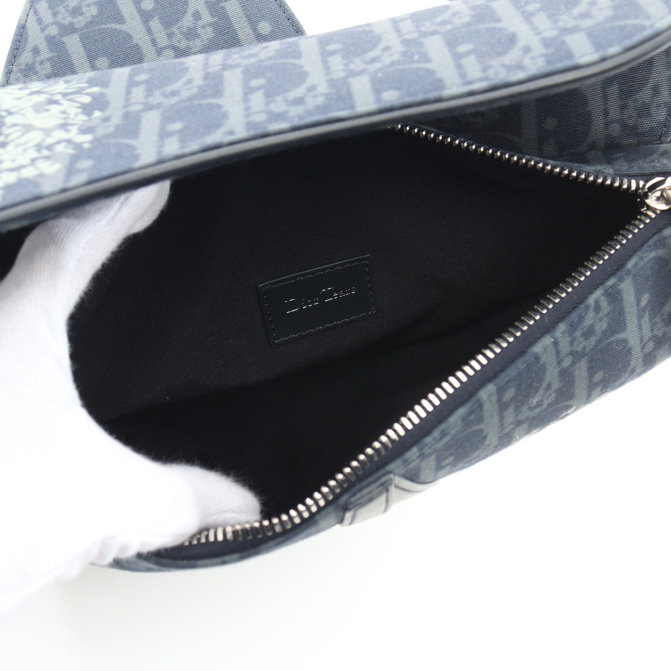 Dior Dior Tears Saddle Bag Body Canvas Navy Size ONE SIZE - 3 Thumbnail