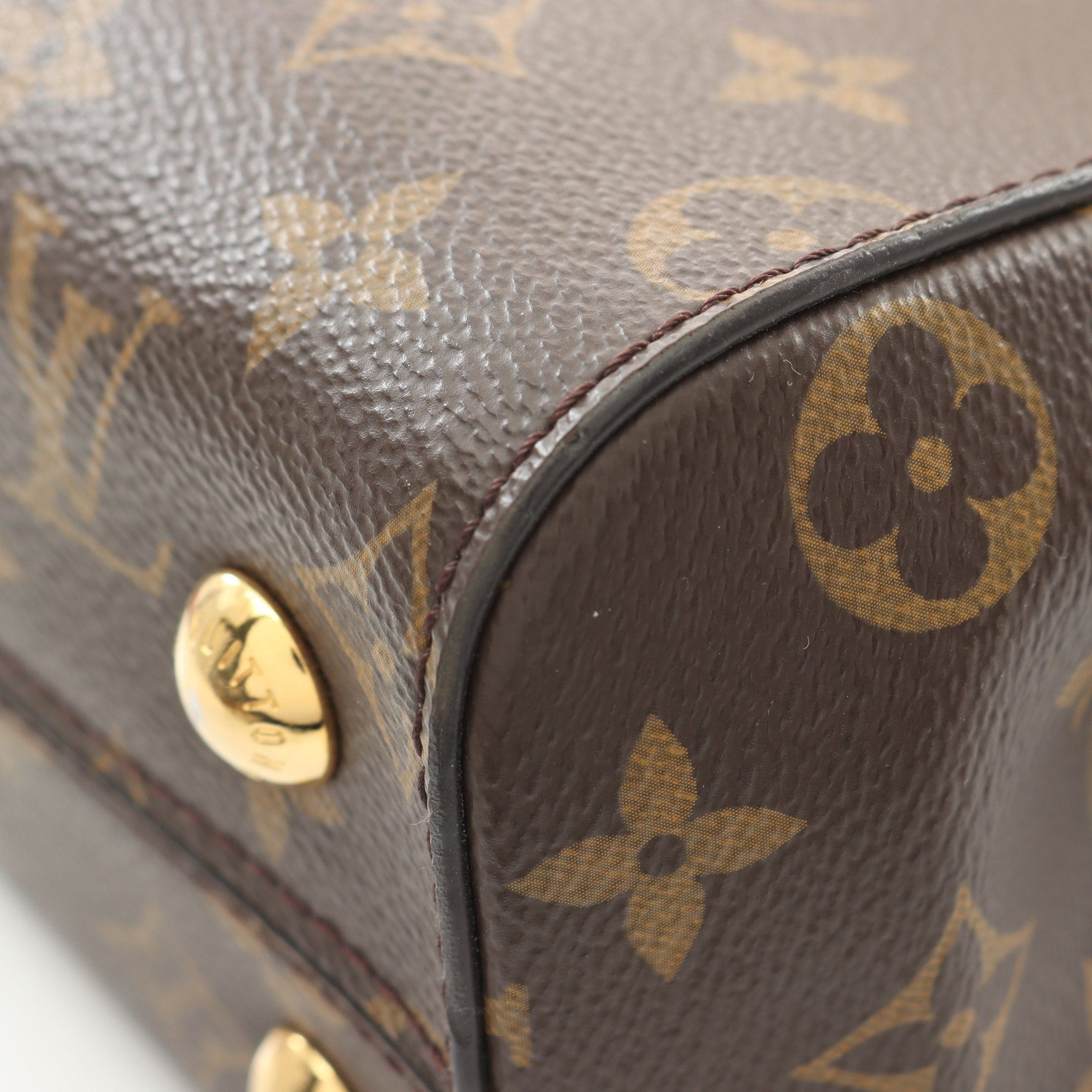 Louis Vuitton Louis Vuitton Cluny Bb Monogram Rose Handbag Leather Brown Size ONE SIZE - 6 Thumbnail