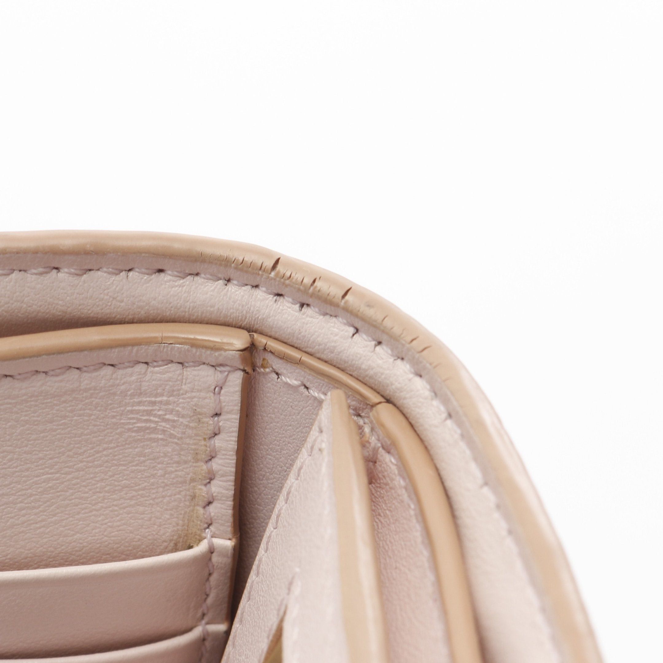 Celine Celine Medium Strap Wallet Bi-Fold Leather Light Pink Size ONE SIZE - 8 Thumbnail