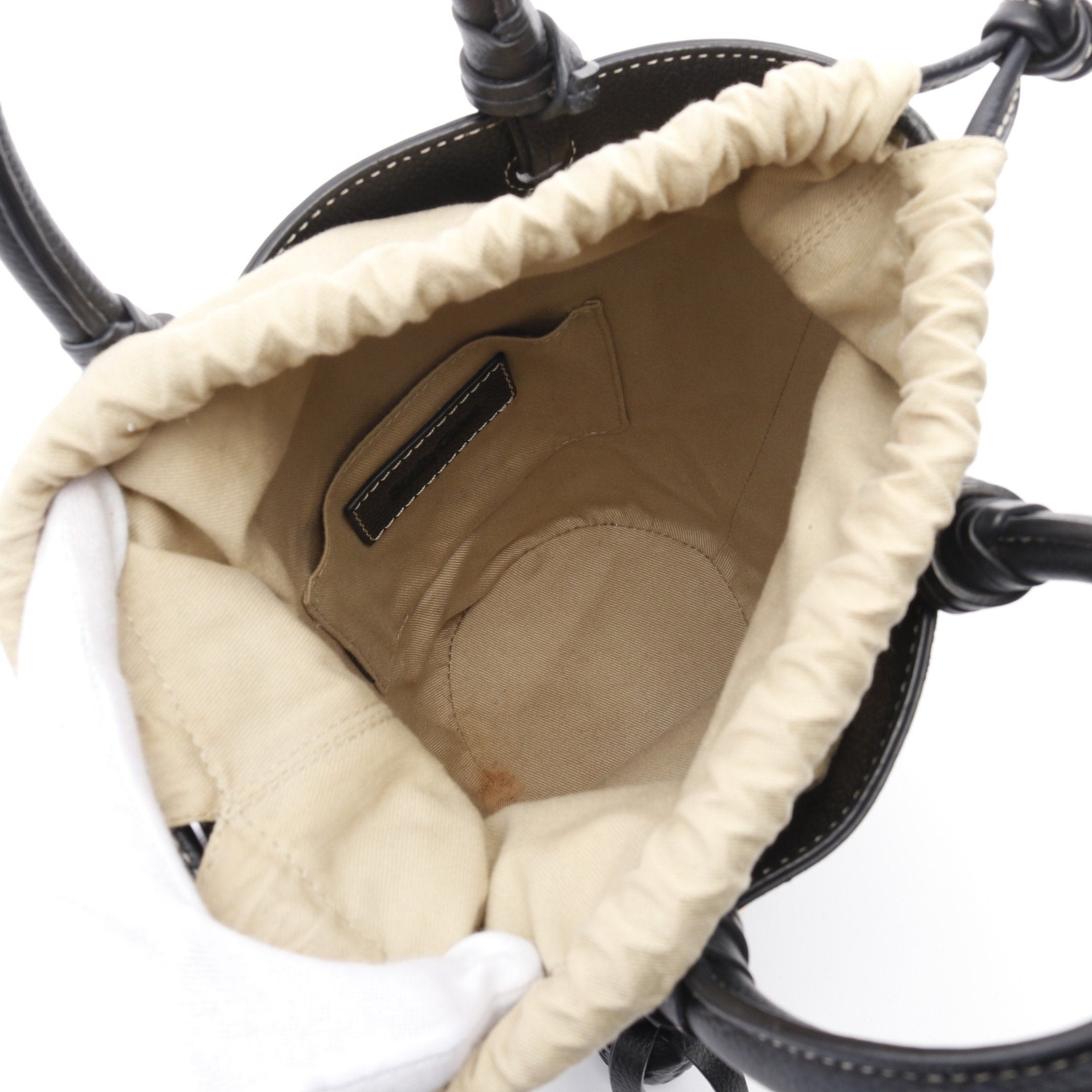 Chloe Chloe Cecilia Mini Handbag Leather Black Size ONE SIZE - 3 Thumbnail