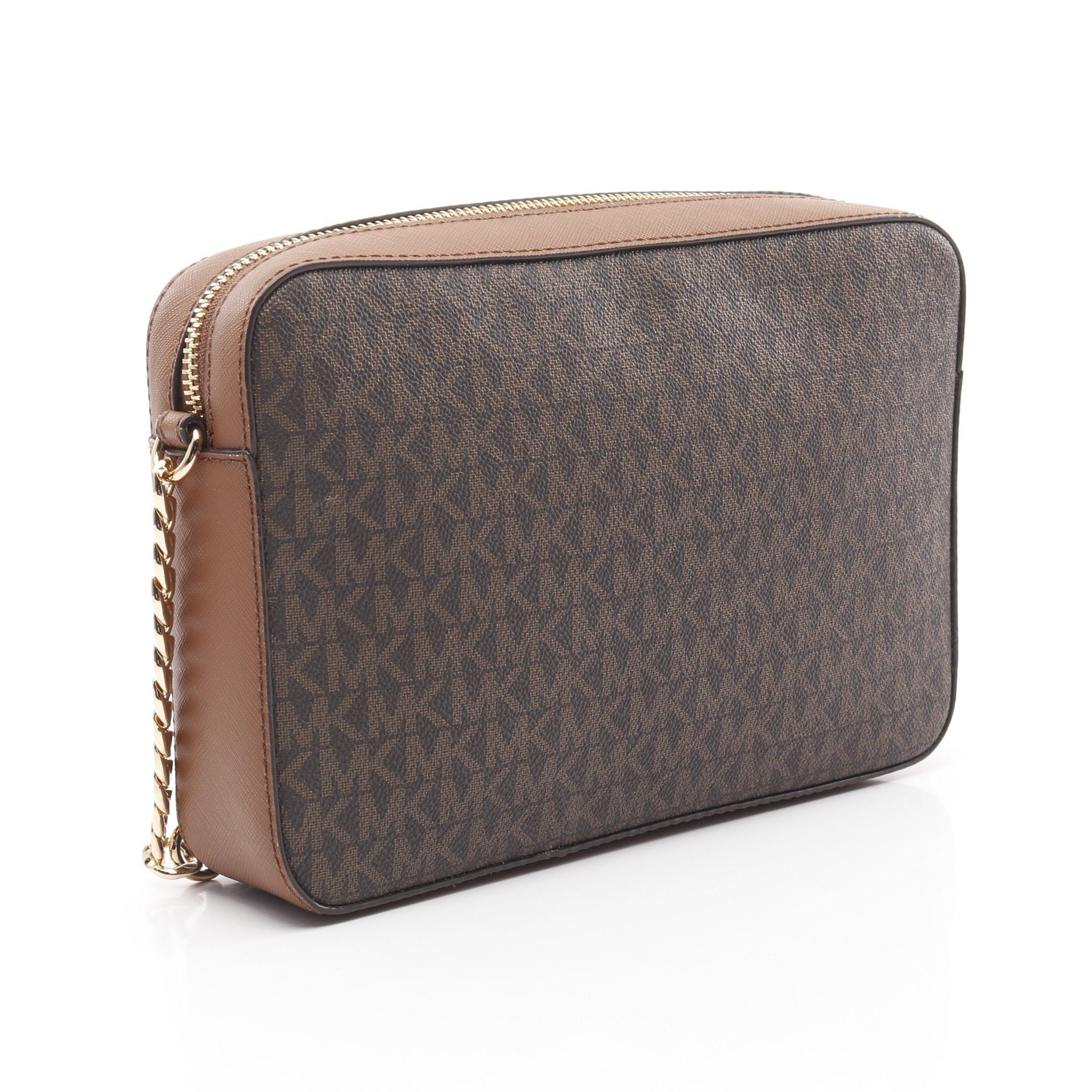 Michael Kors Jet Set Item Items Chain Shoulder Bag Dark Brown