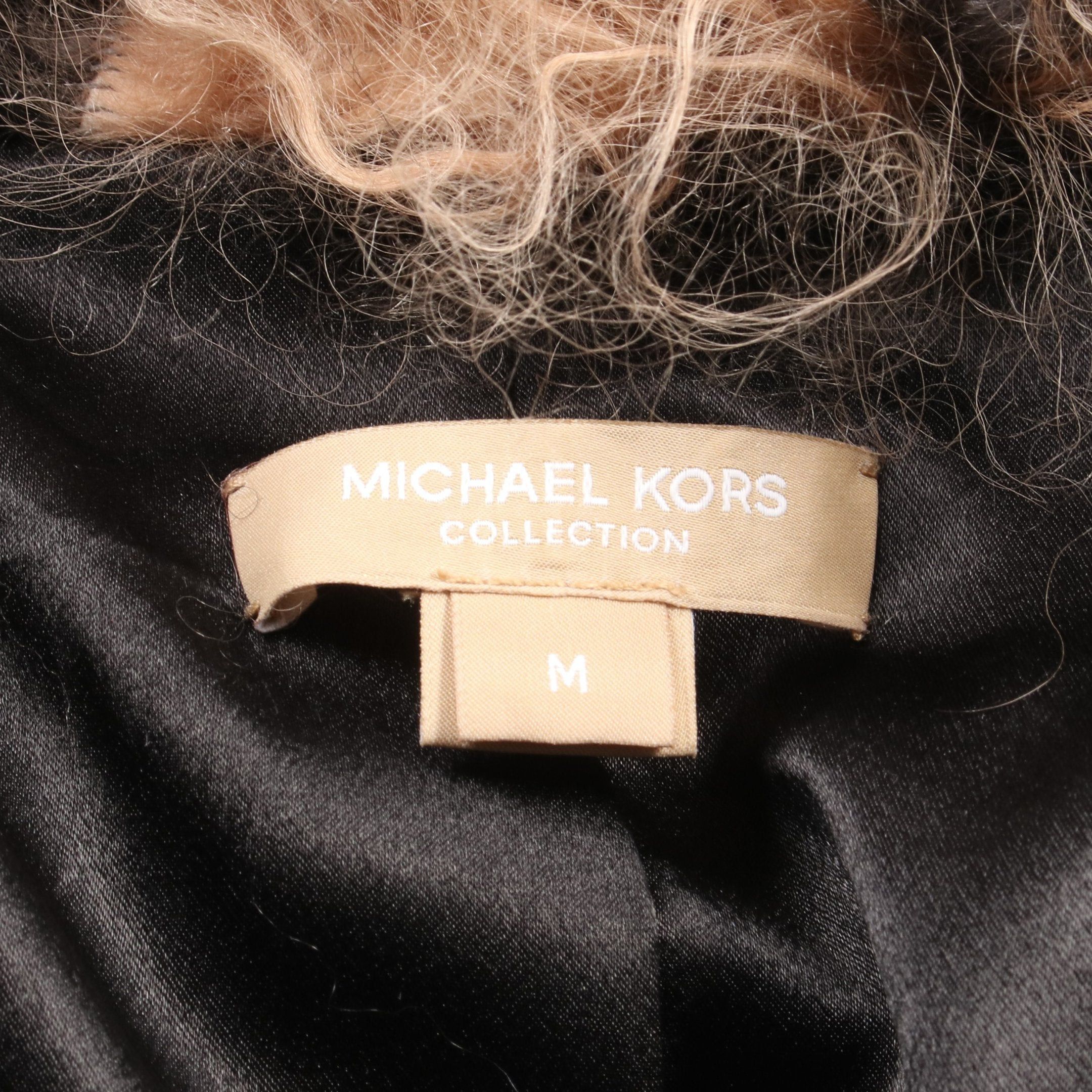 Michael Kors Michael Kors Coat Ramfur Brown Gray Multicolor Size ONE SIZE - 3 Thumbnail
