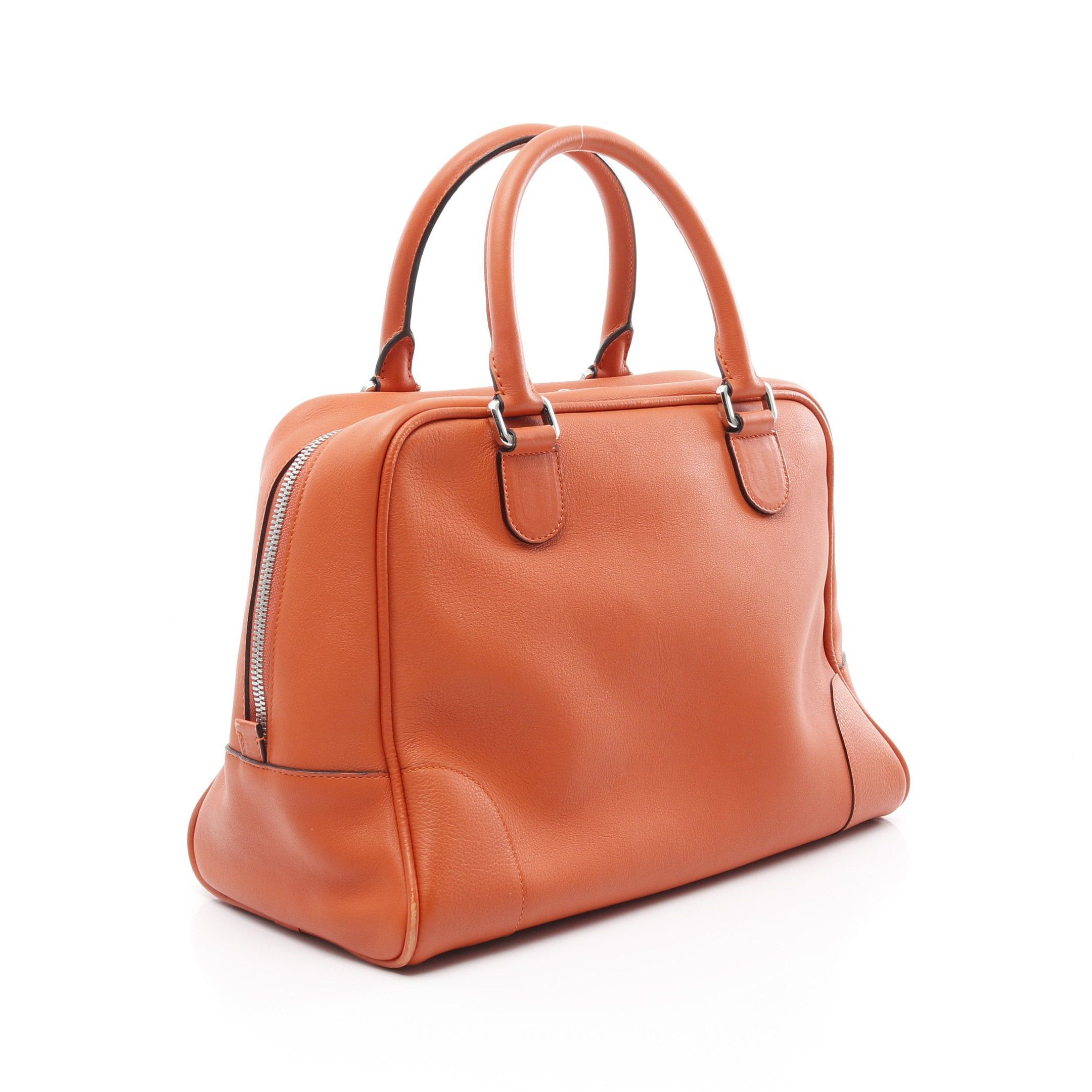 Loewe Loewe Amazona75 Large Handbag Leather Orange Size ONE SIZE - 2 Thumbnail