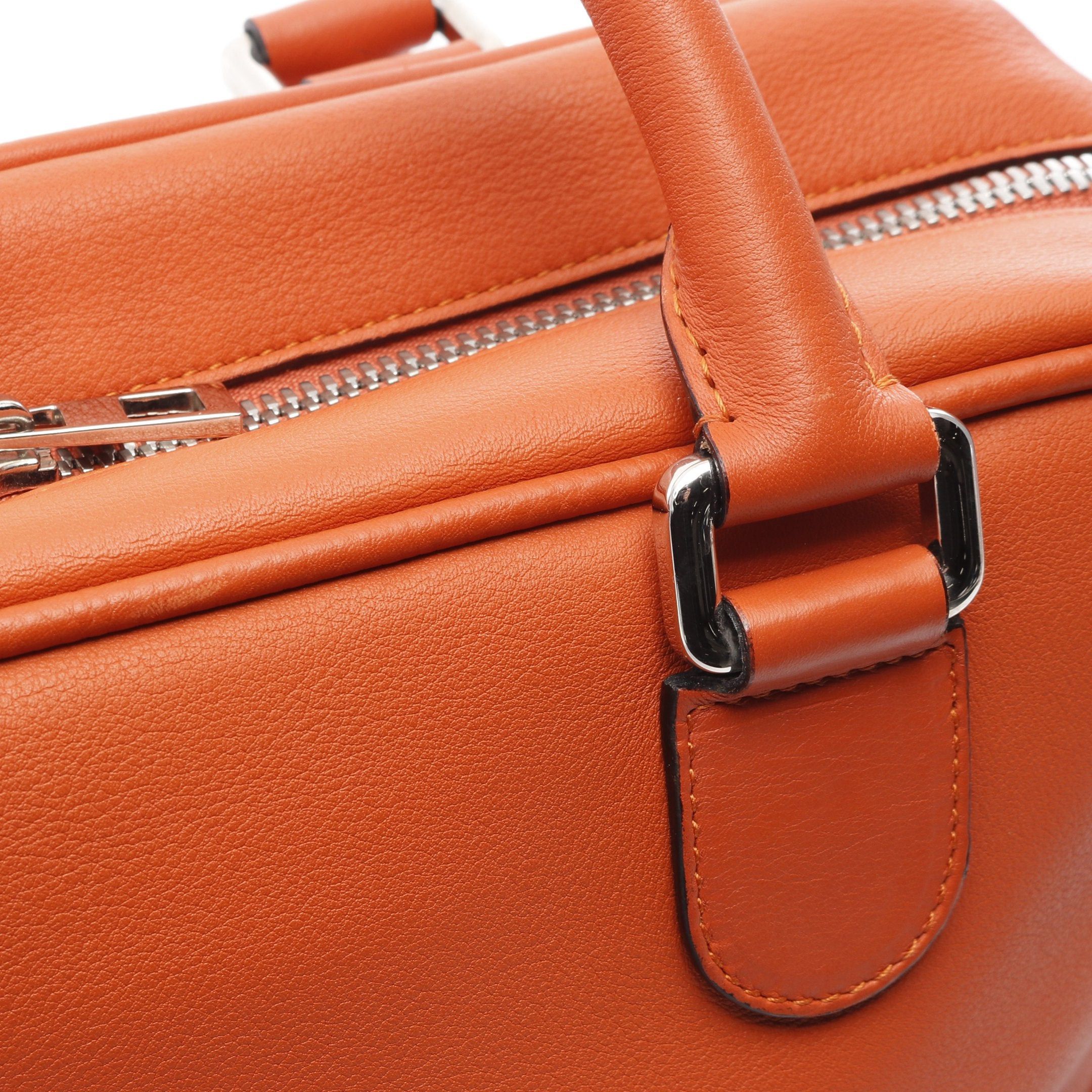 Loewe Loewe Amazona75 Large Handbag Leather Orange Size ONE SIZE - 8 Thumbnail