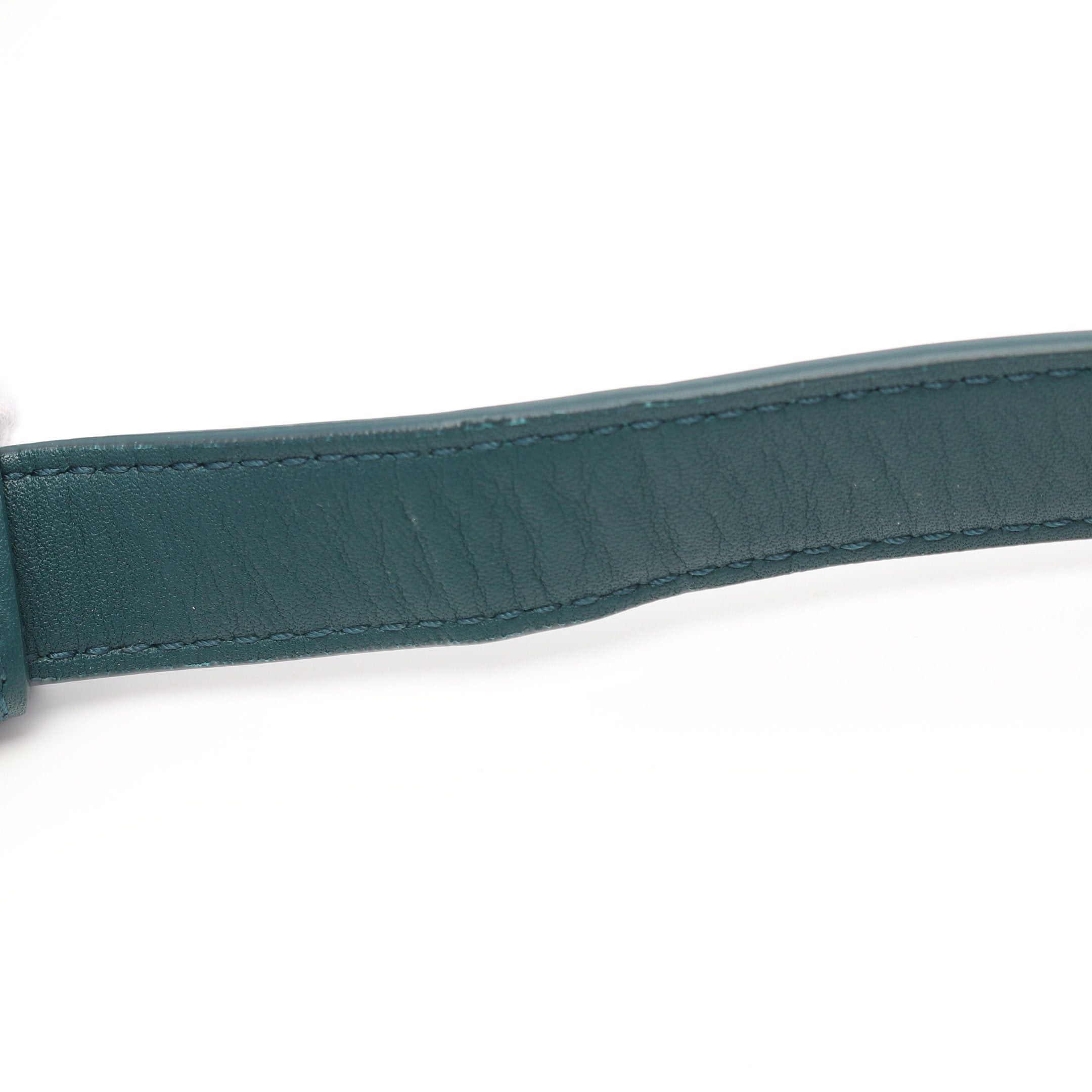 Bottega Veneta Bottega Veneta Messenger Bag Shoulder Leather Blue Green Size ONE SIZE - 10 Thumbnail