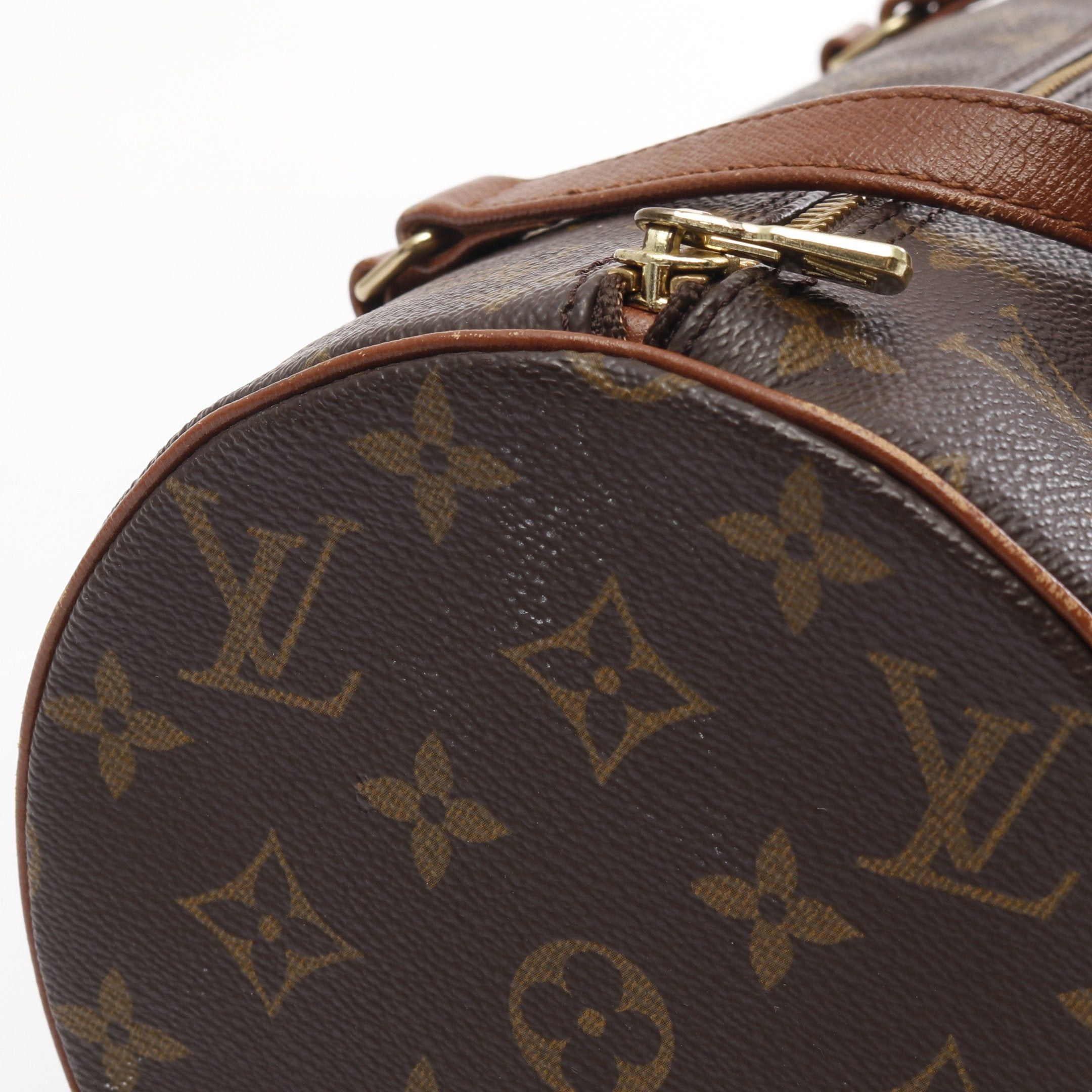 Louis Vuitton Louis Vuitton Papillon 30 Monogram Old Model Handbag Leather Brown Size ONE SIZE - 8 Thumbnail