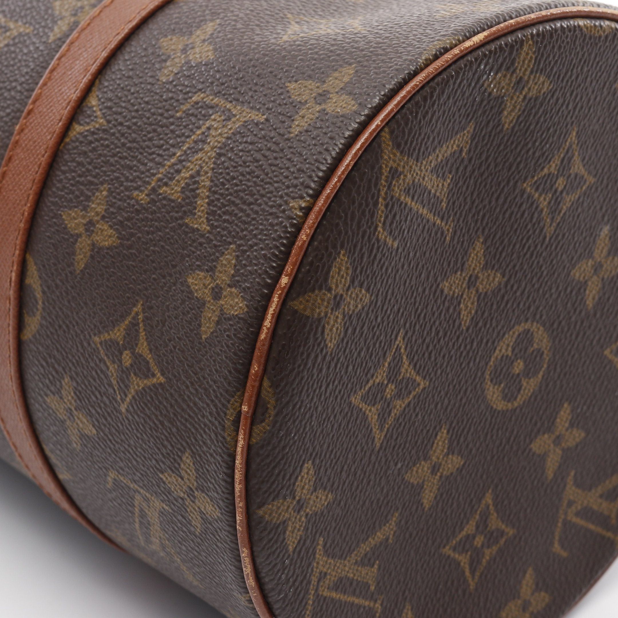 Louis Vuitton Louis Vuitton Papillon 30 Monogram Old Model Handbag Leather Brown Size ONE SIZE - 7 Thumbnail
