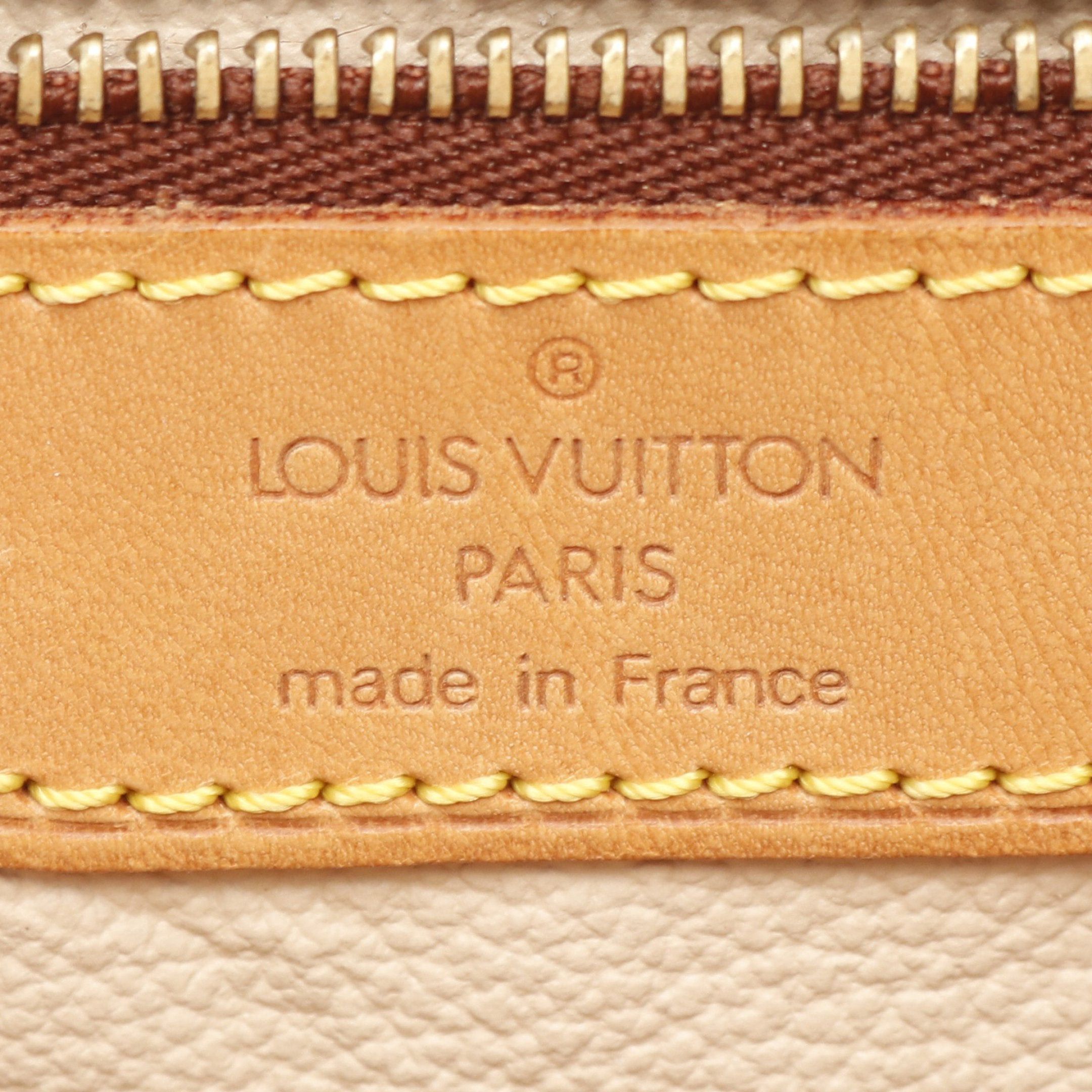 Louis Vuitton Louis Vuitton Bucket Pm Monogram Handbag Leather Brown Size ONE SIZE - 4 Thumbnail