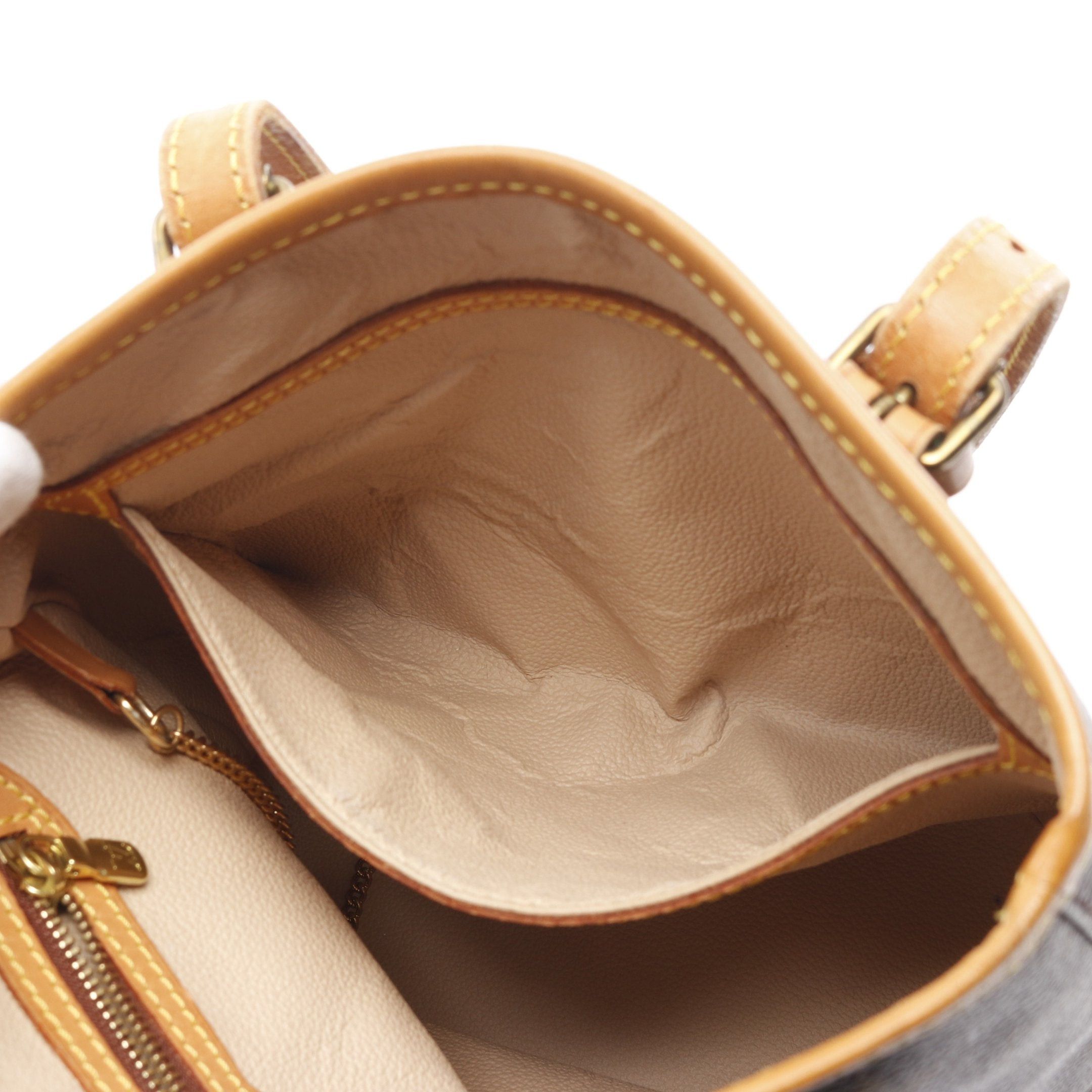 Louis Vuitton Louis Vuitton Bucket Pm Monogram Handbag Leather Brown Size ONE SIZE - 11 Thumbnail