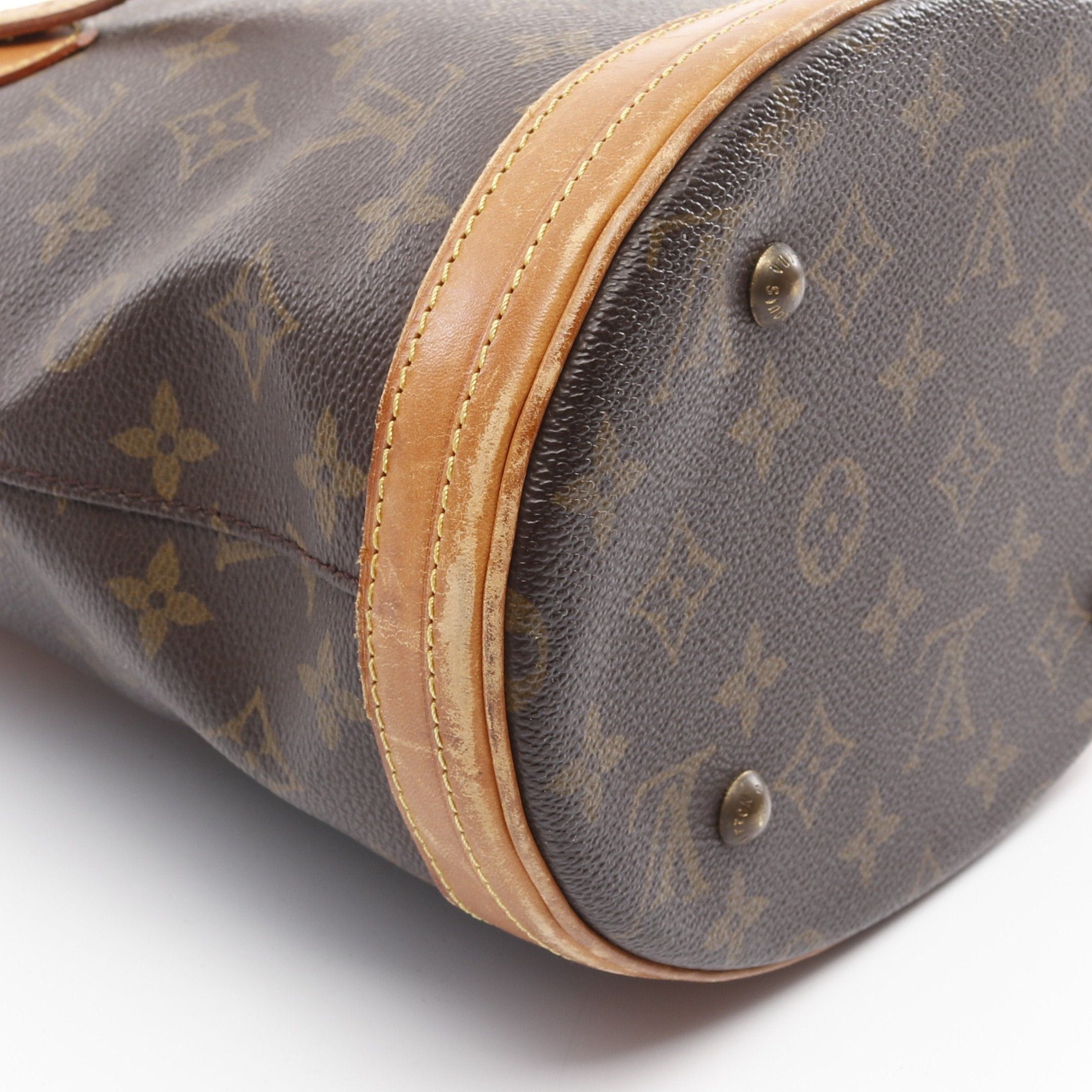 Louis Vuitton Louis Vuitton Bucket Pm Monogram Handbag Leather Brown Size ONE SIZE - 6 Thumbnail
