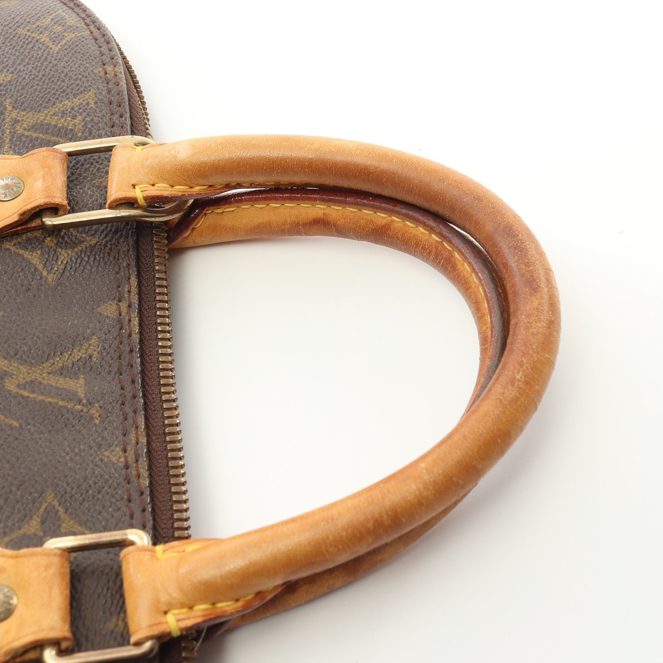 Louis Vuitton Louis Vuitton Alma Pm Monogram Handbag Leather Brown Shoulder Strap Sold Separately Size ONE SIZE - 7 Thumbnail