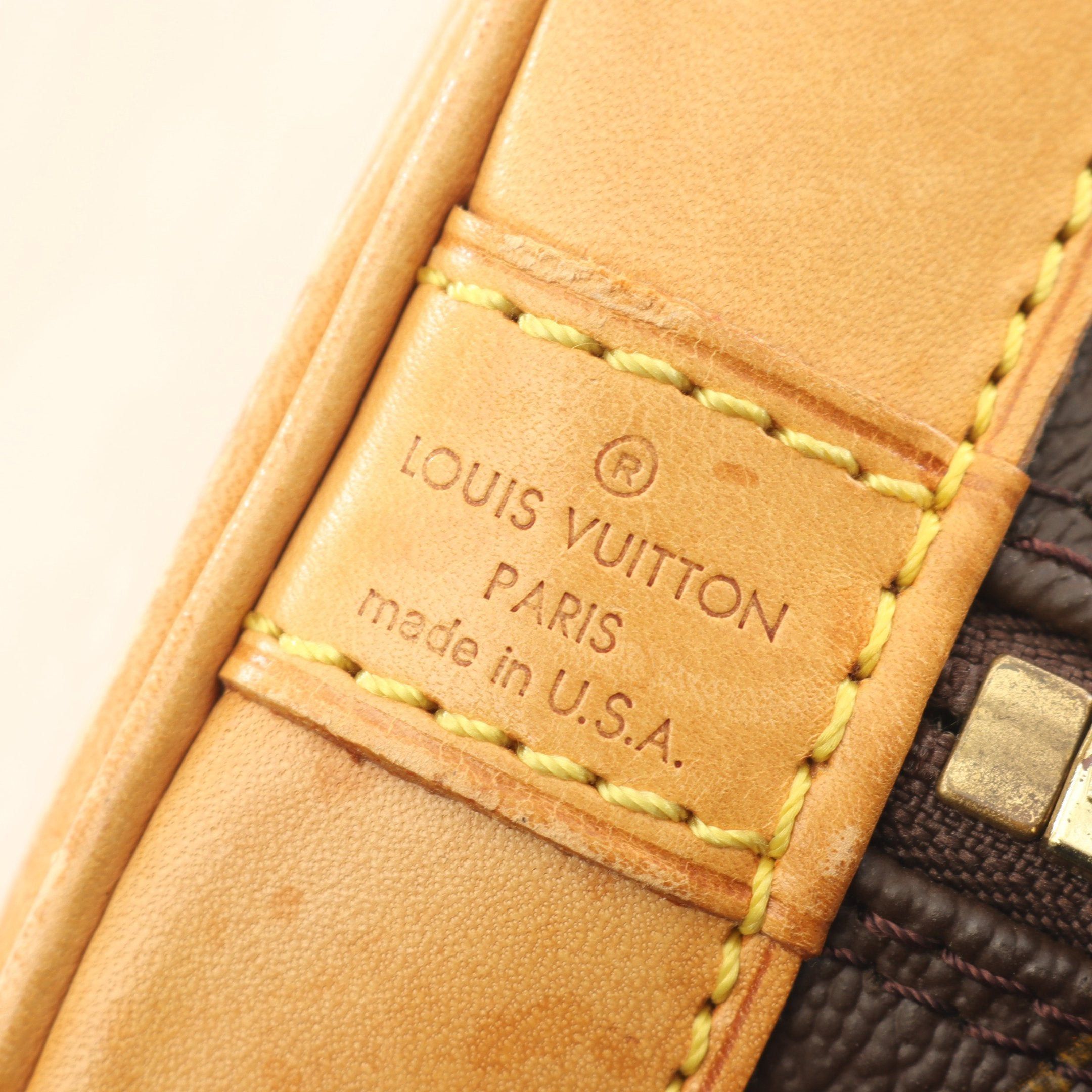 Louis Vuitton Louis Vuitton Alma Pm Monogram Handbag Leather Brown Shoulder Strap Sold Separately Size ONE SIZE - 4 Thumbnail