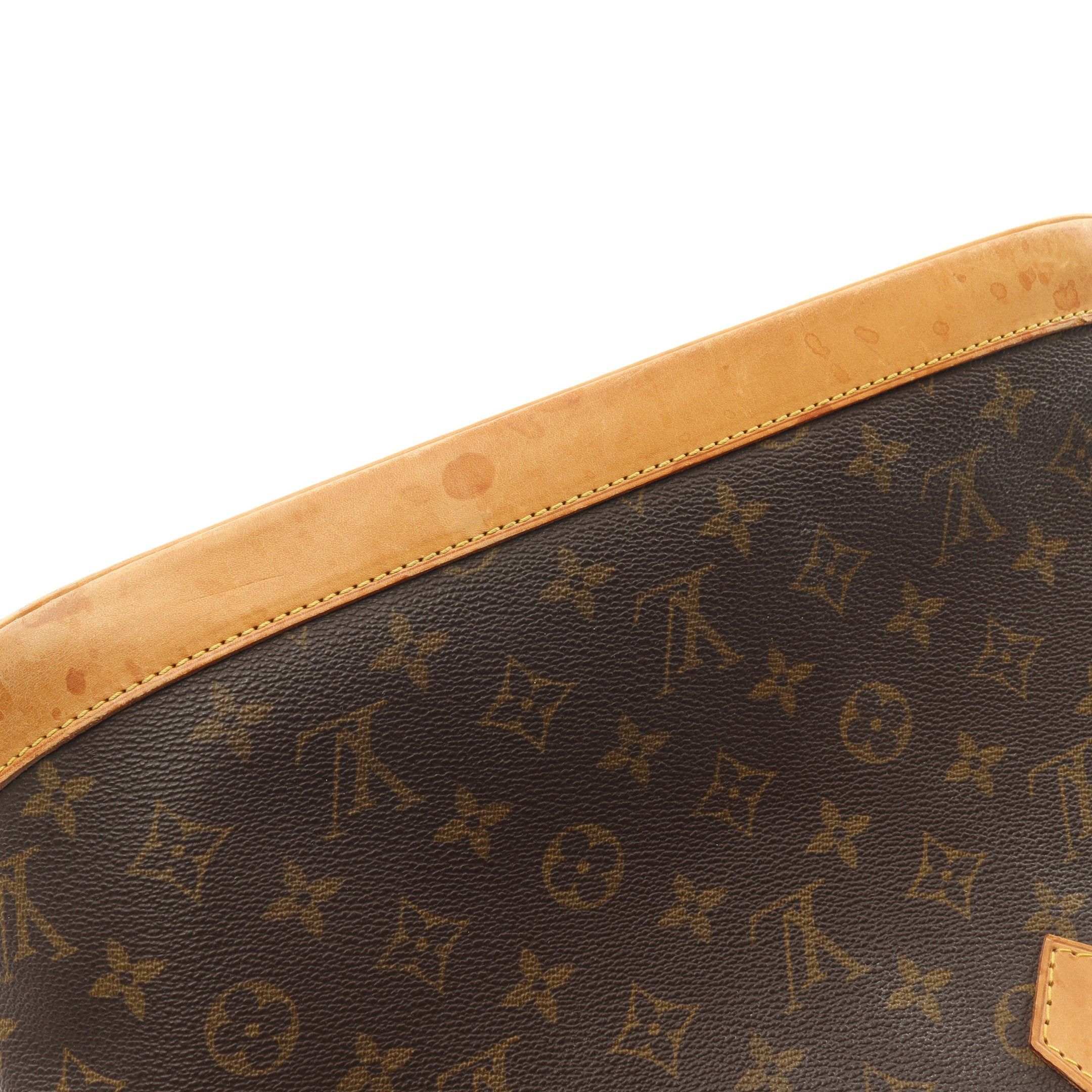 Louis Vuitton Louis Vuitton Alma Pm Monogram Handbag Leather Brown Shoulder Strap Sold Separately Size ONE SIZE - 8 Thumbnail
