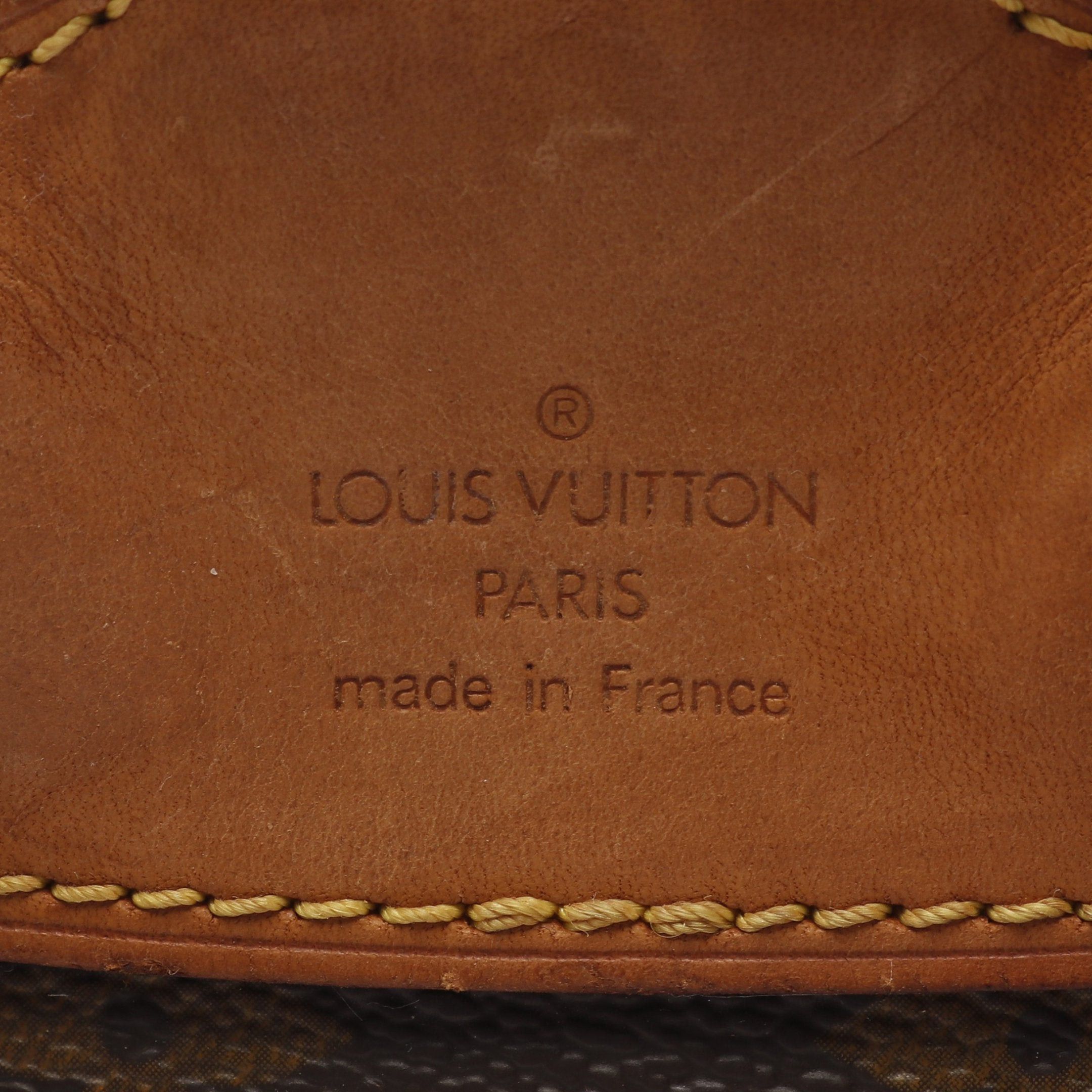 Louis Vuitton Louis Vuitton Montsouris Mm Monogram Backpack Rucksack Leather Brown Size ONE SIZE - 4 Thumbnail