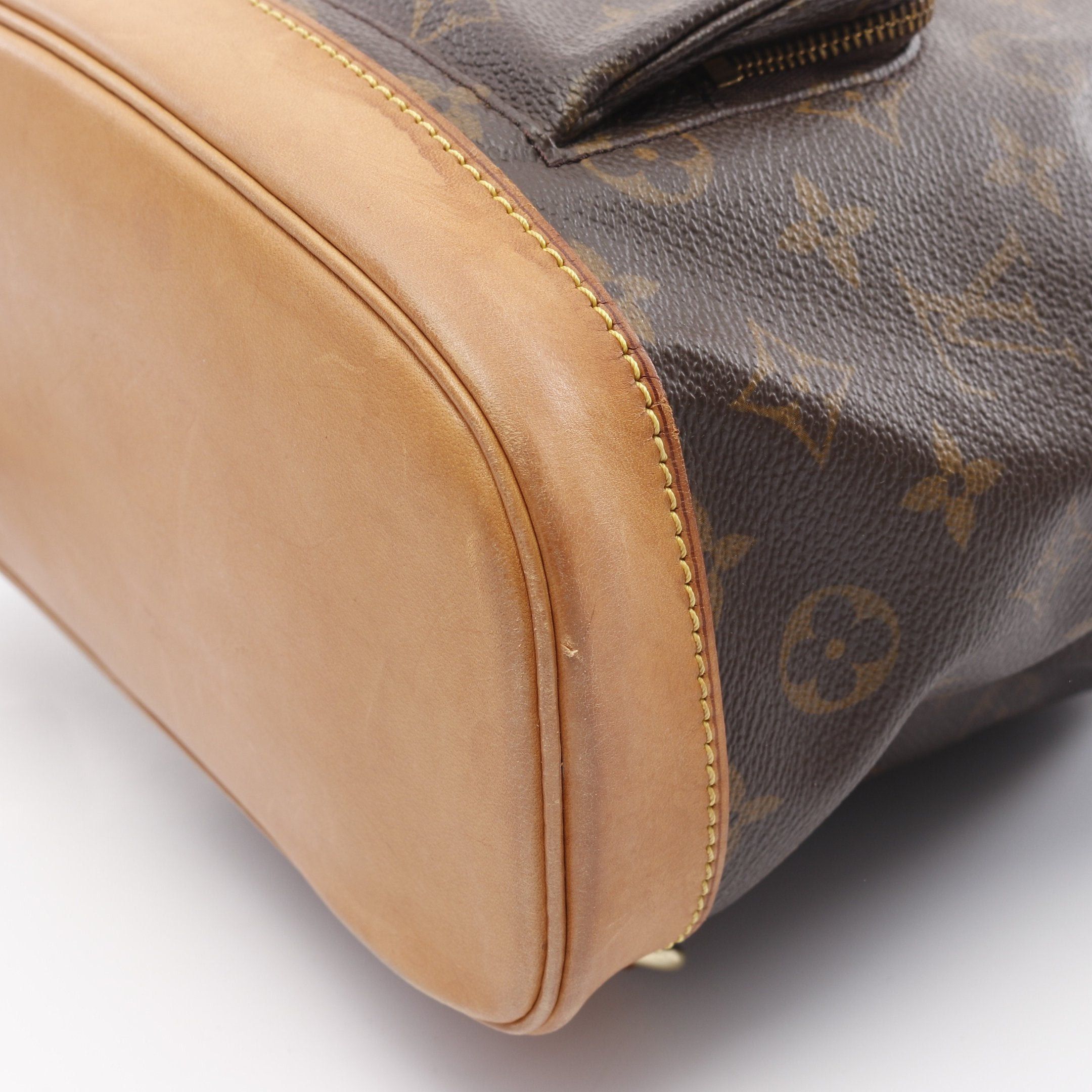 Louis Vuitton Louis Vuitton Montsouris Mm Monogram Backpack Rucksack Leather Brown Size ONE SIZE - 12 Thumbnail