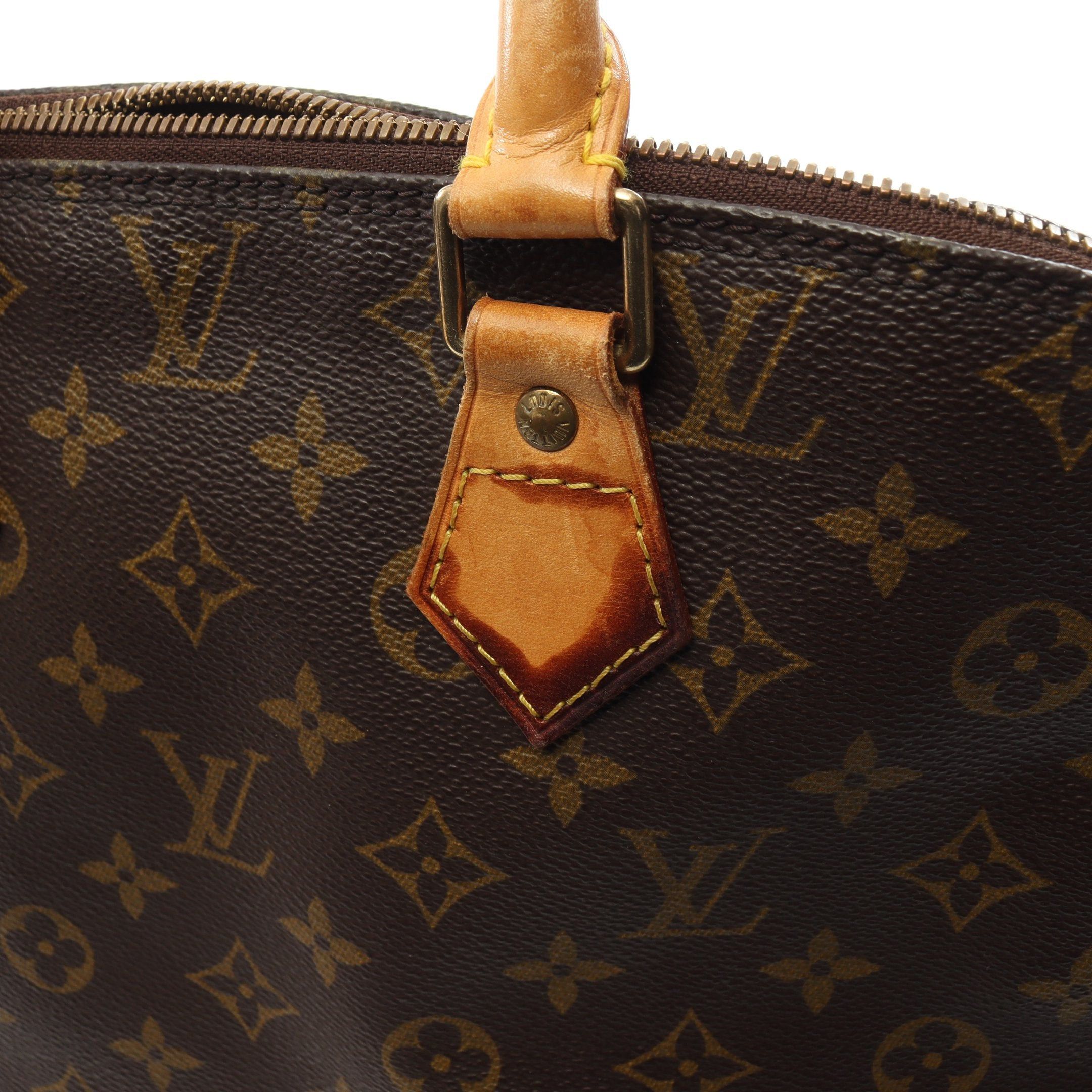 Louis Vuitton Louis Vuitton Alma Pm Monogram Handbag Leather Brown Size ONE SIZE - 12 Thumbnail