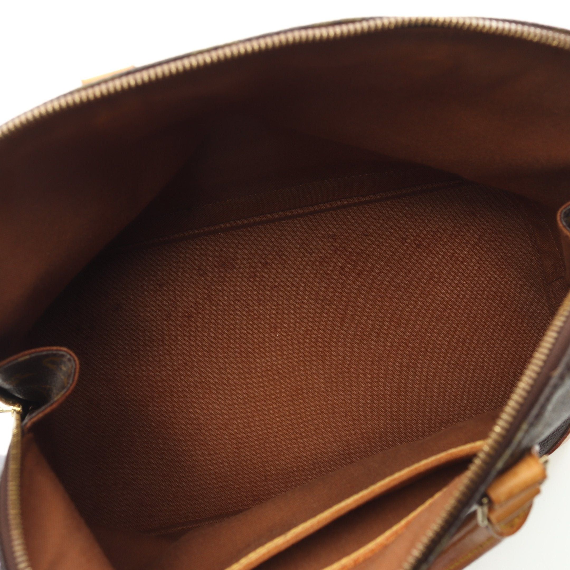 Louis Vuitton Louis Vuitton Alma Pm Monogram Handbag Leather Brown Size ONE SIZE - 6 Thumbnail