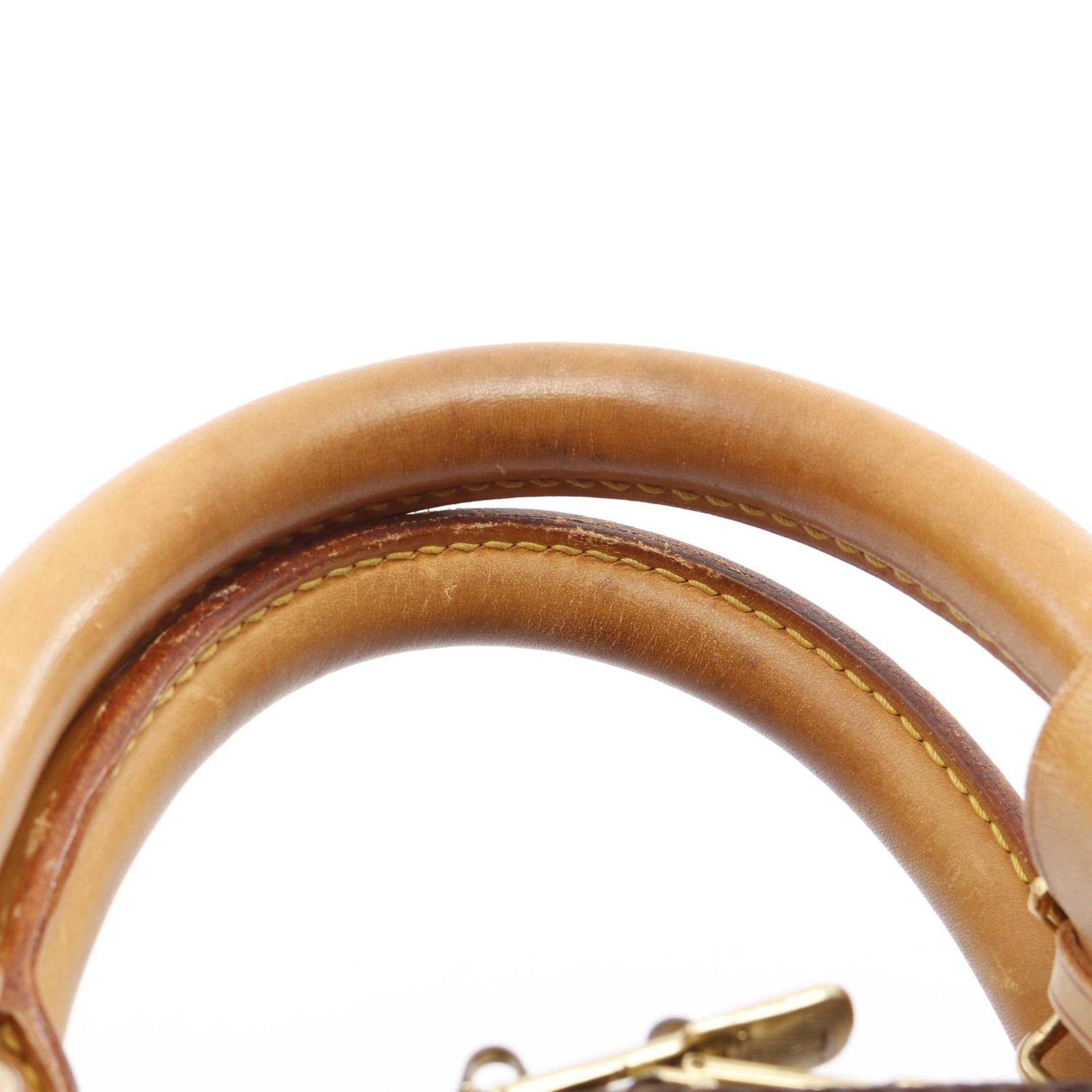 Louis Vuitton Louis Vuitton Keepall 50 Monogram Boston Bag Leather Brown Size ONE SIZE - 11 Thumbnail